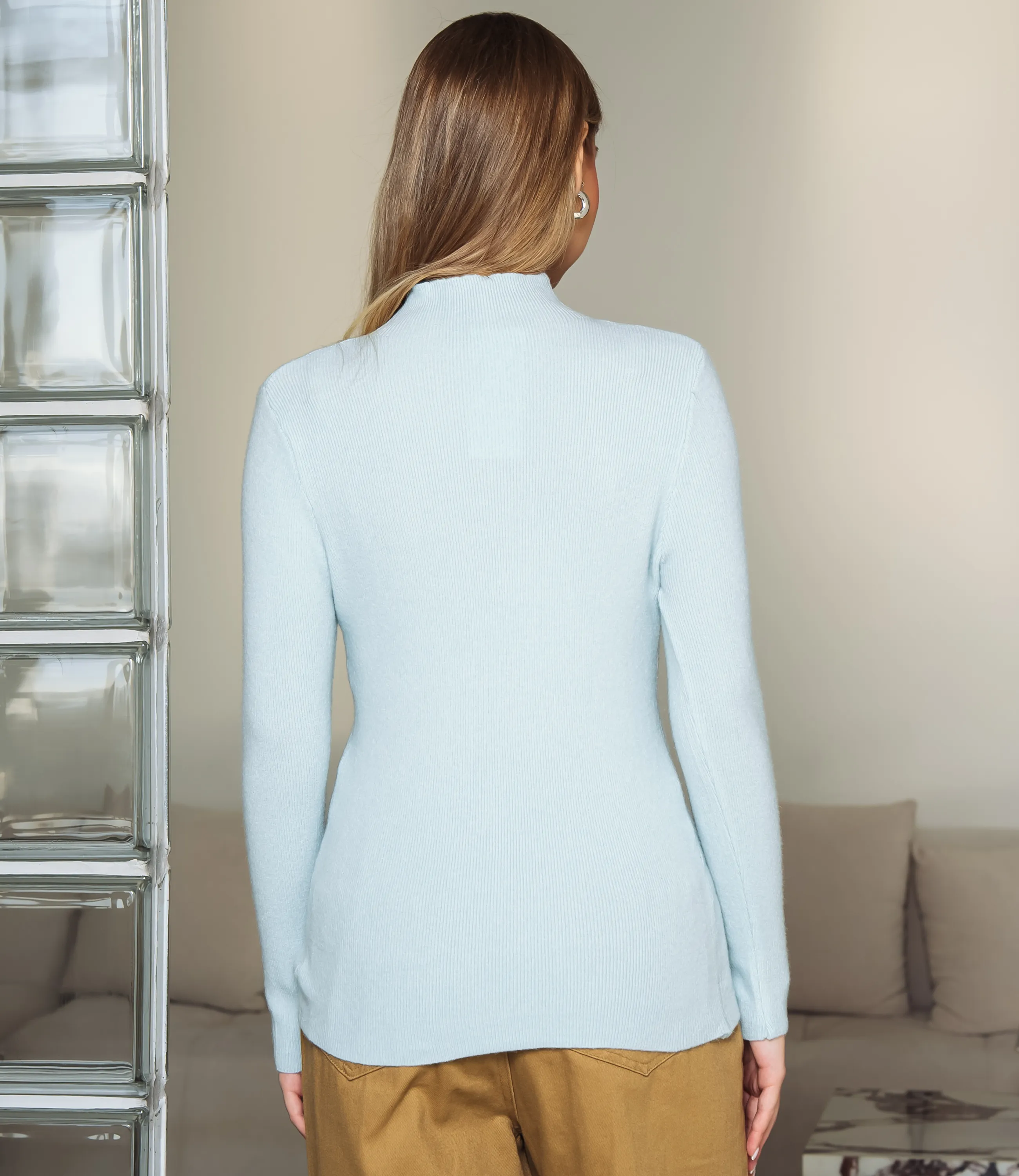 Водолазка #КТ801 (16), ментоловый - фото 3