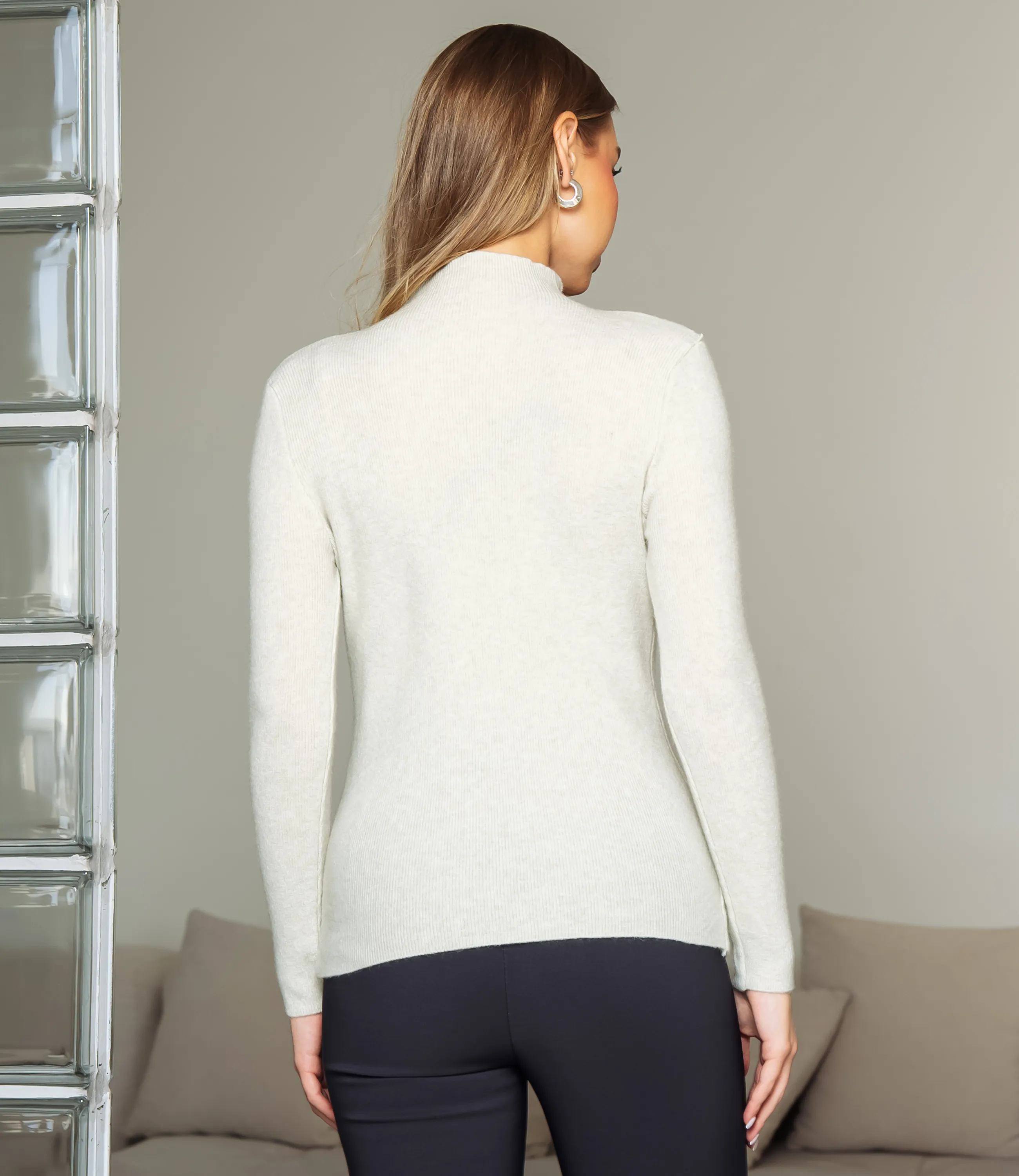 Водолазка #КТ801 (16), светло-серый - фото 3