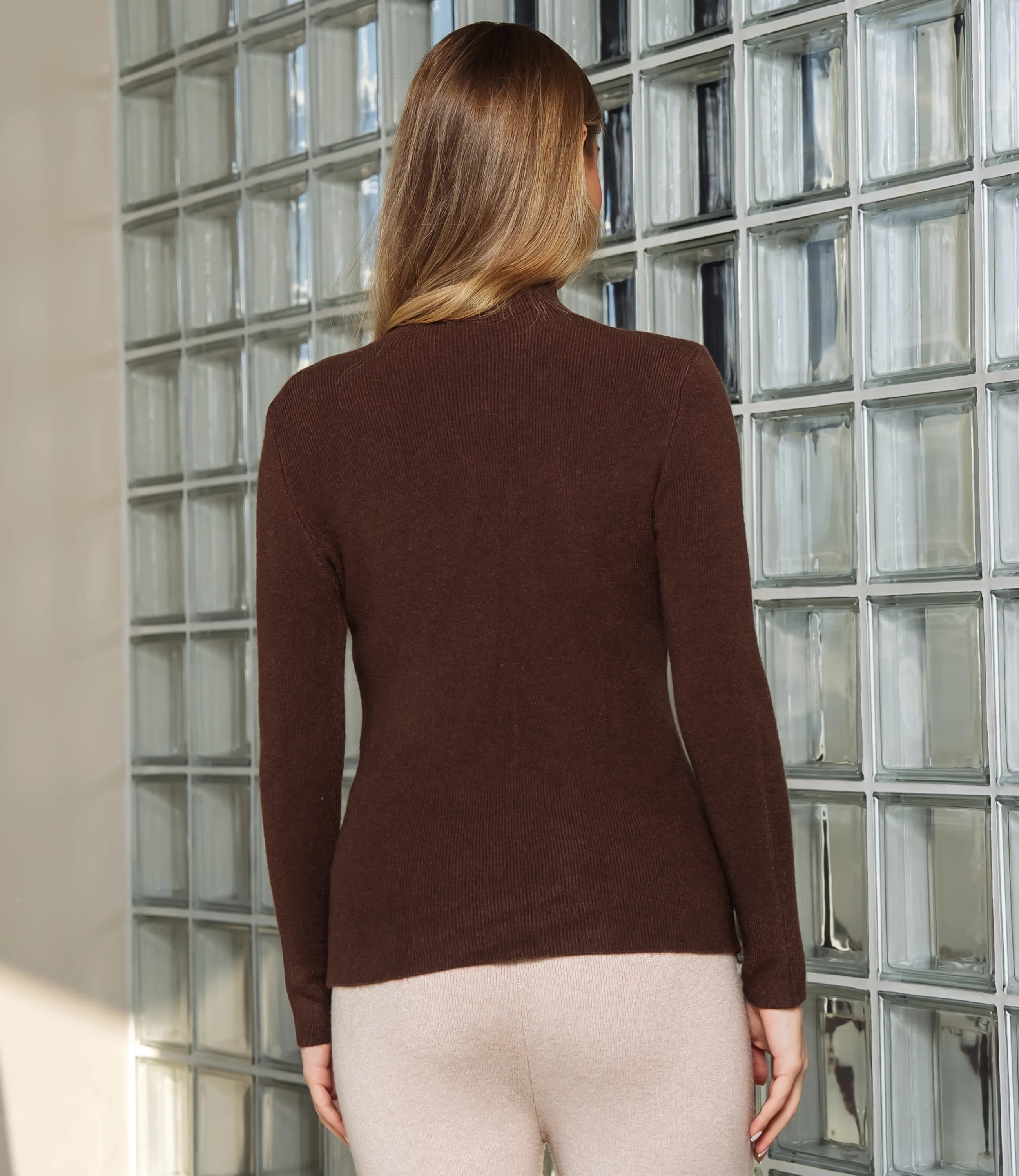 Водолазка #КТ801 (16), шоколадный - фото 3