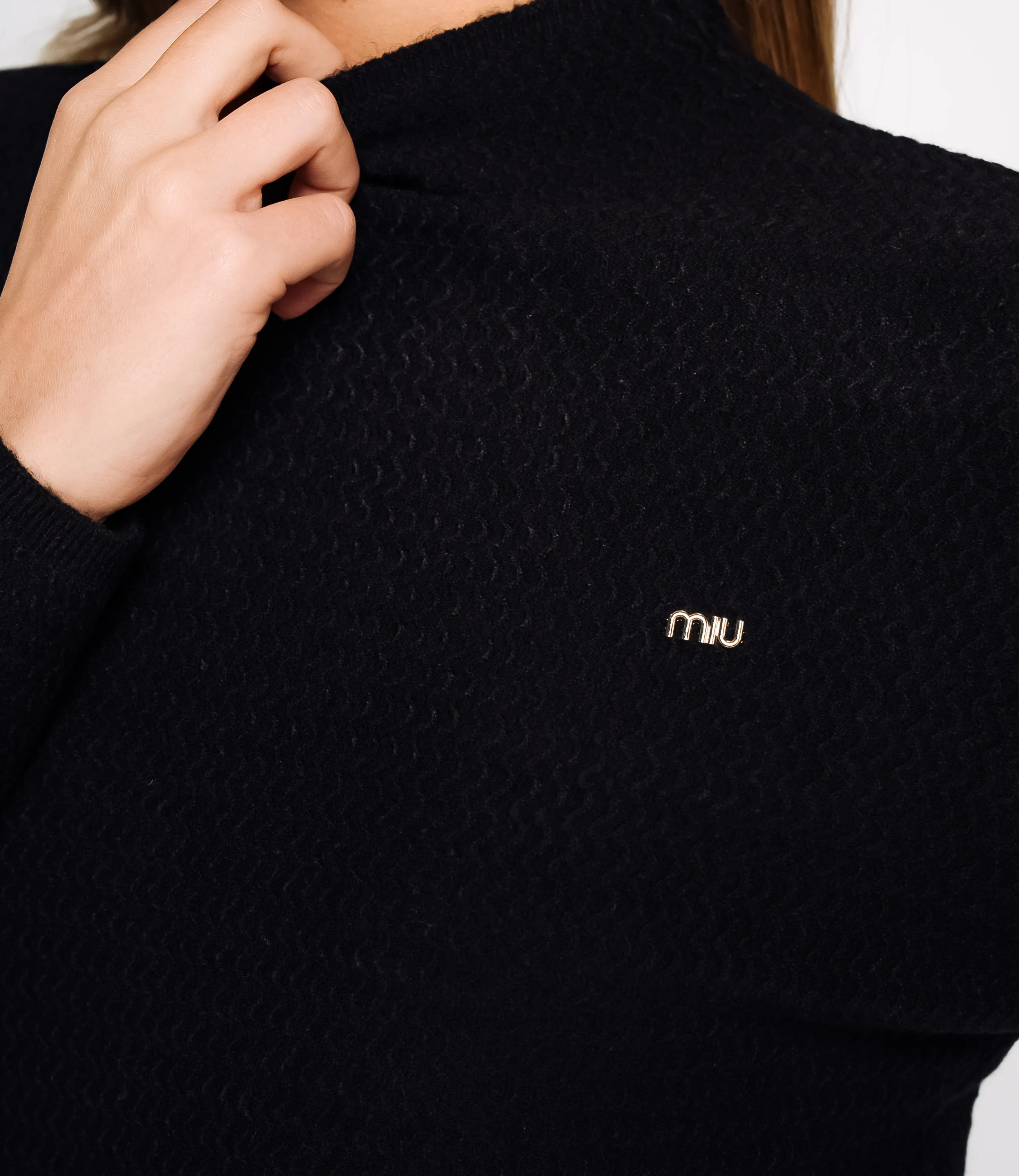 Водолазка #КТ33339, чёрный - фото 5