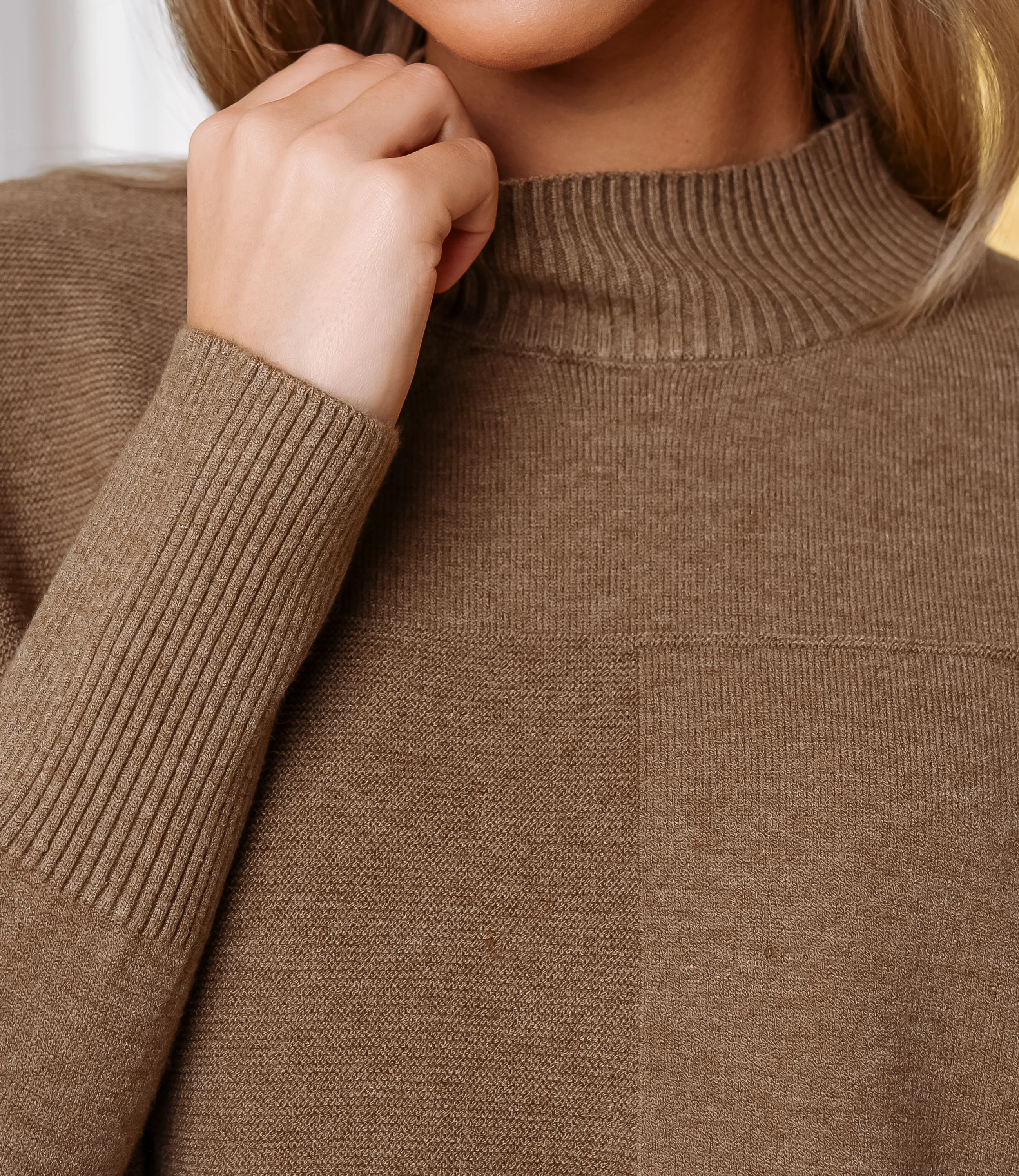 Водолазка #КТ7009 (1), тёмно-бежевый - фото 5