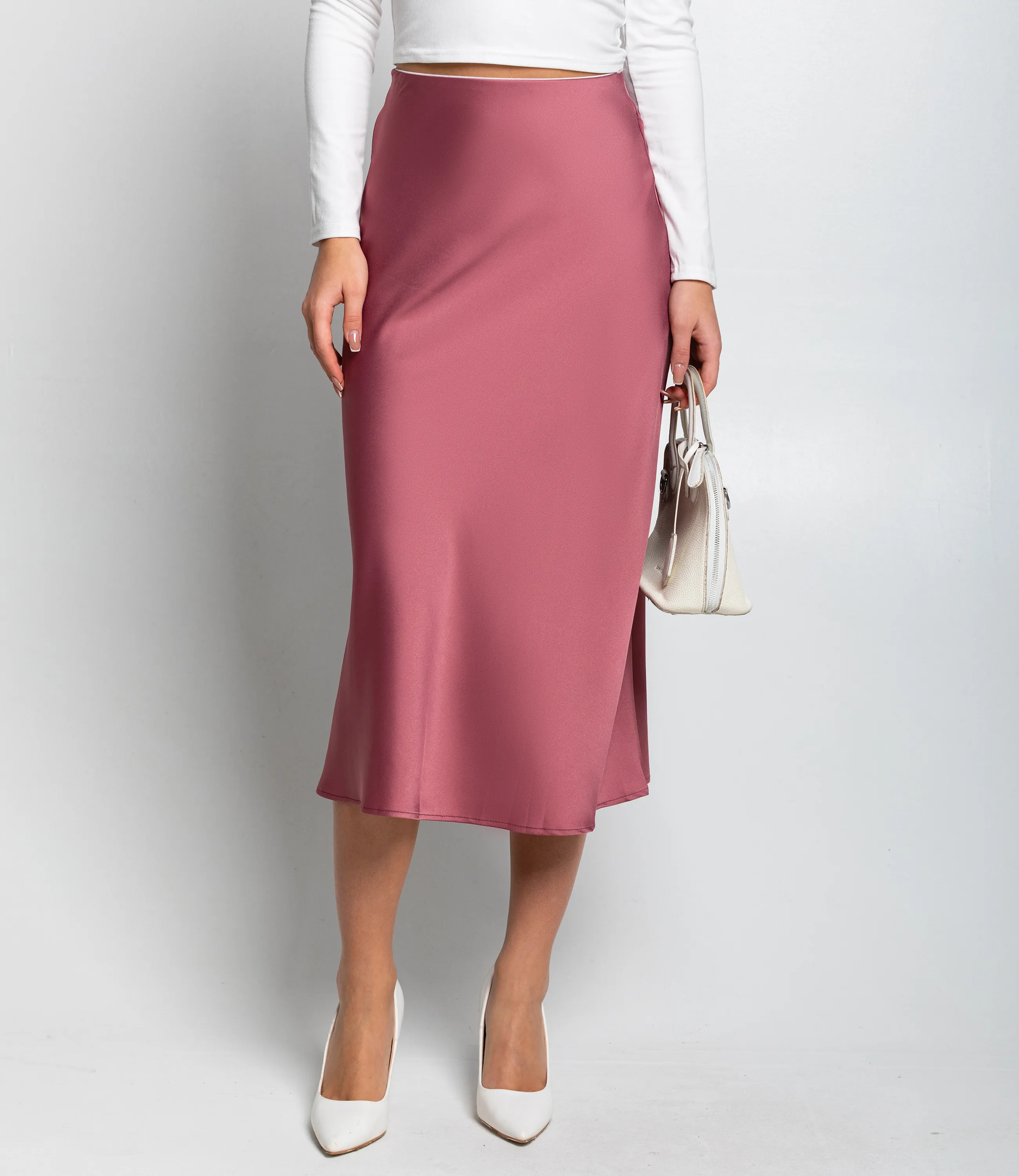 Юбка #КТ2103, тёмно-лиловый - фото 2