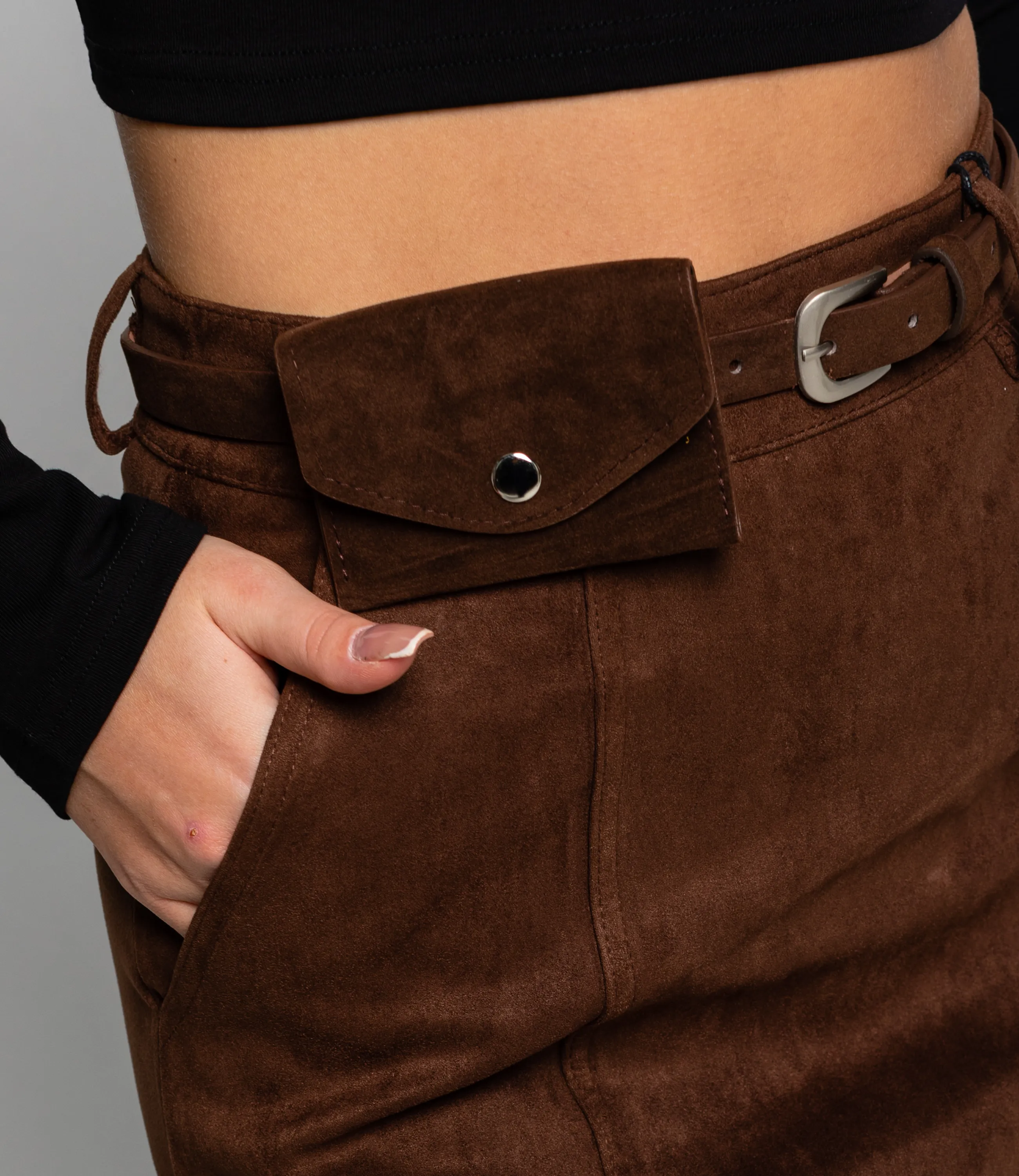 Юбка #КТ8522 (2), шоколадный - фото 5