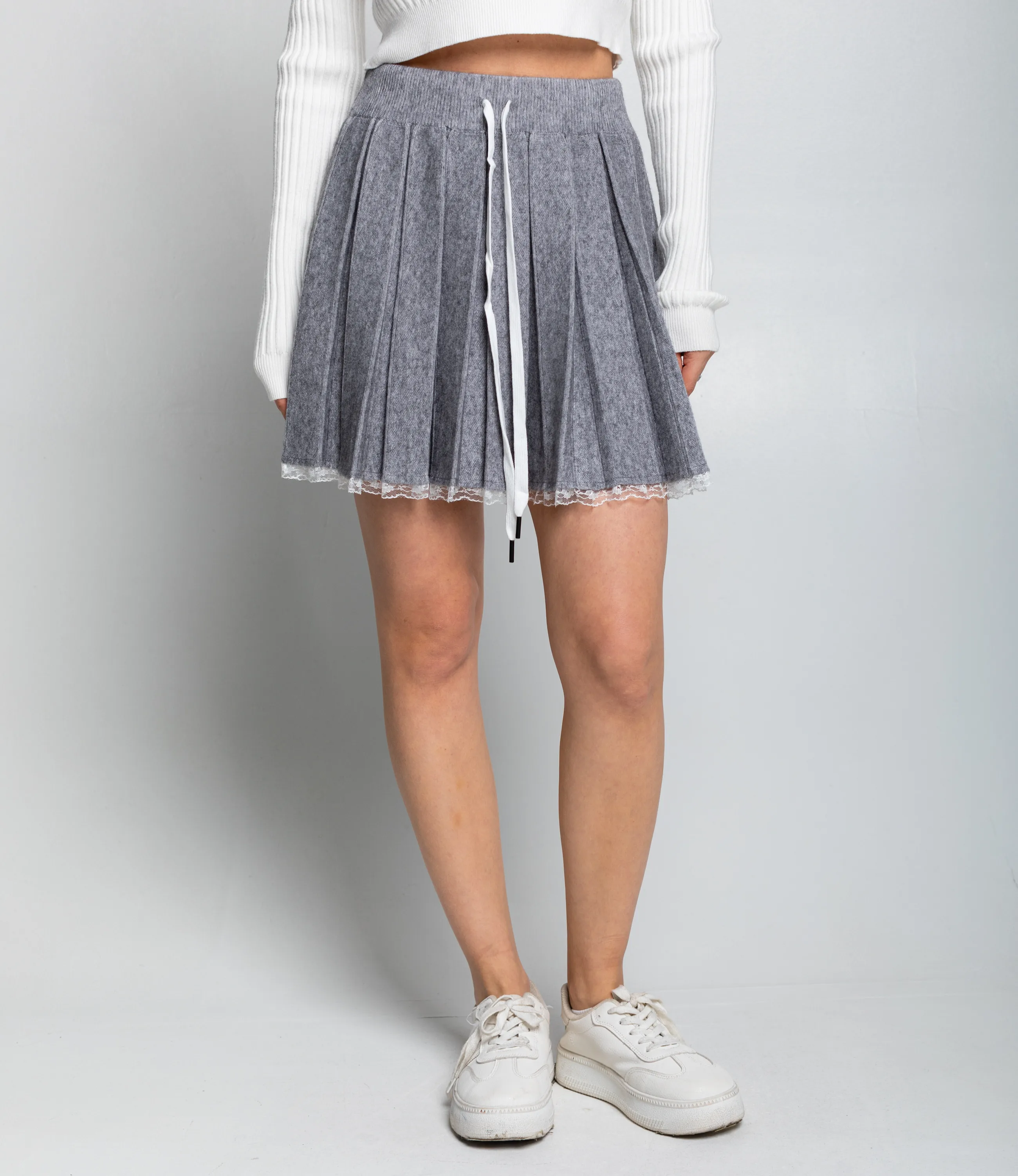 Юбка #КТ622 (4), серый - фото 2