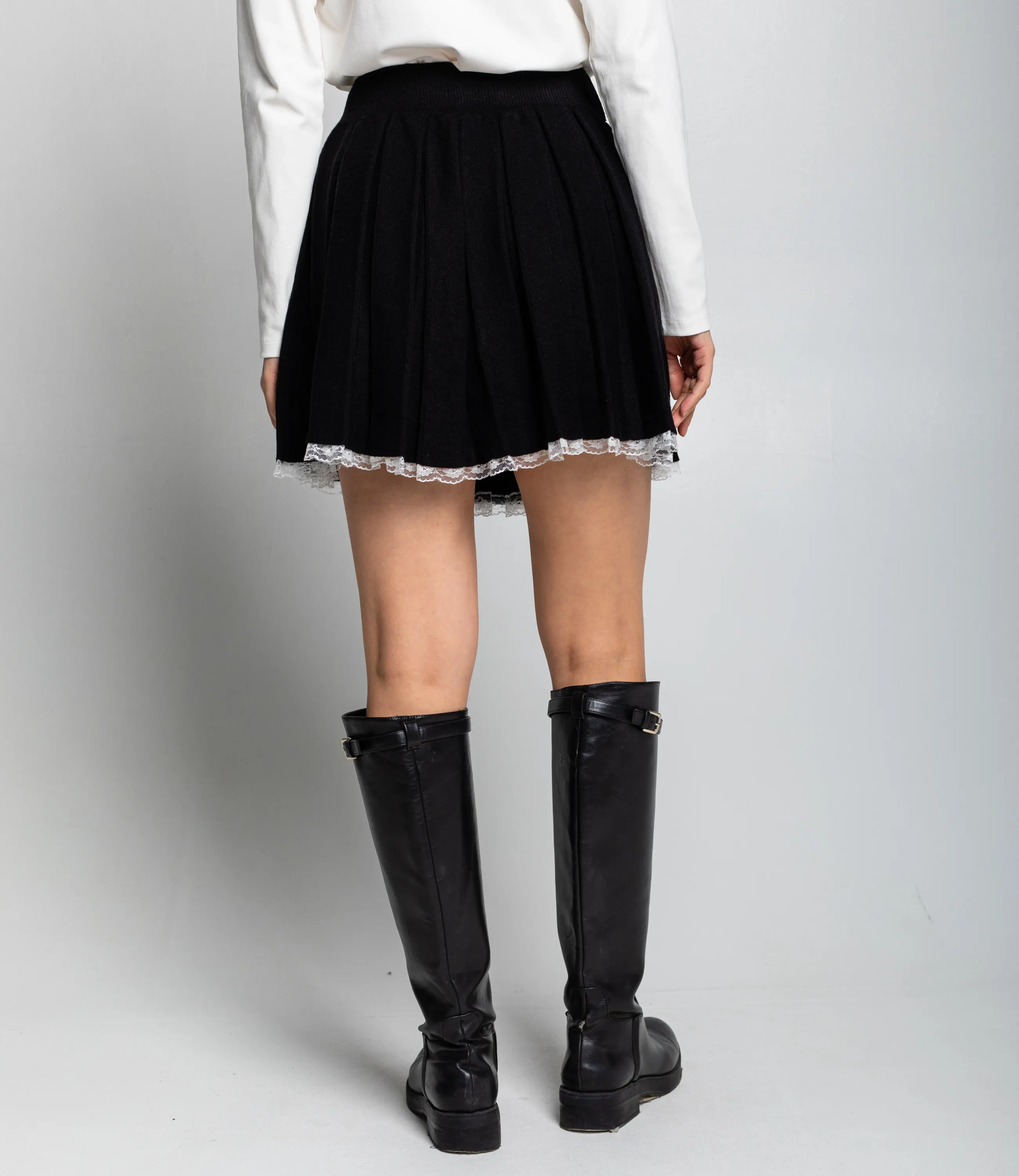 Юбка #КТ622 (4), чёрный - фото 4