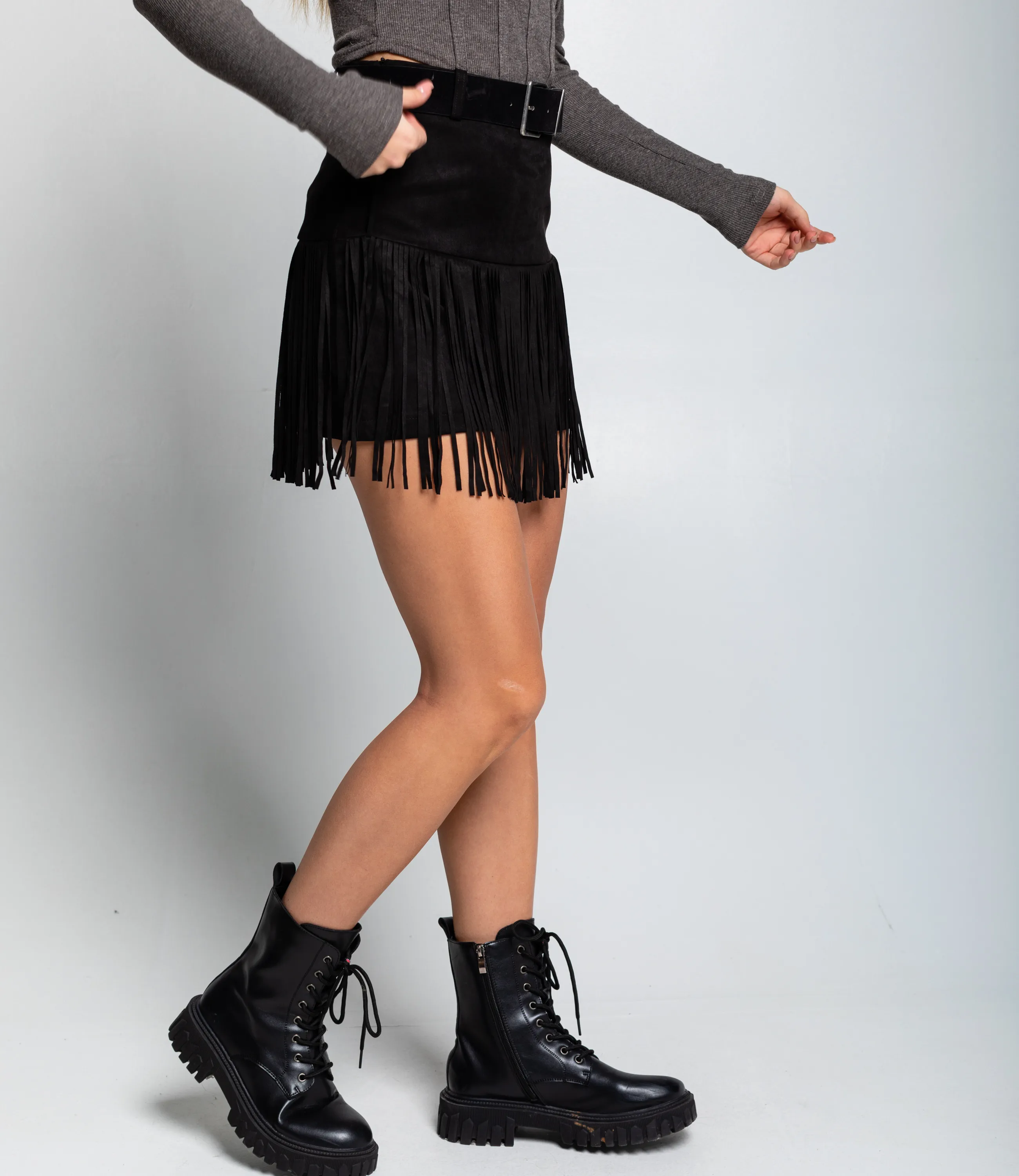 Юбка #КТ2516 (6), чёрный - фото 3