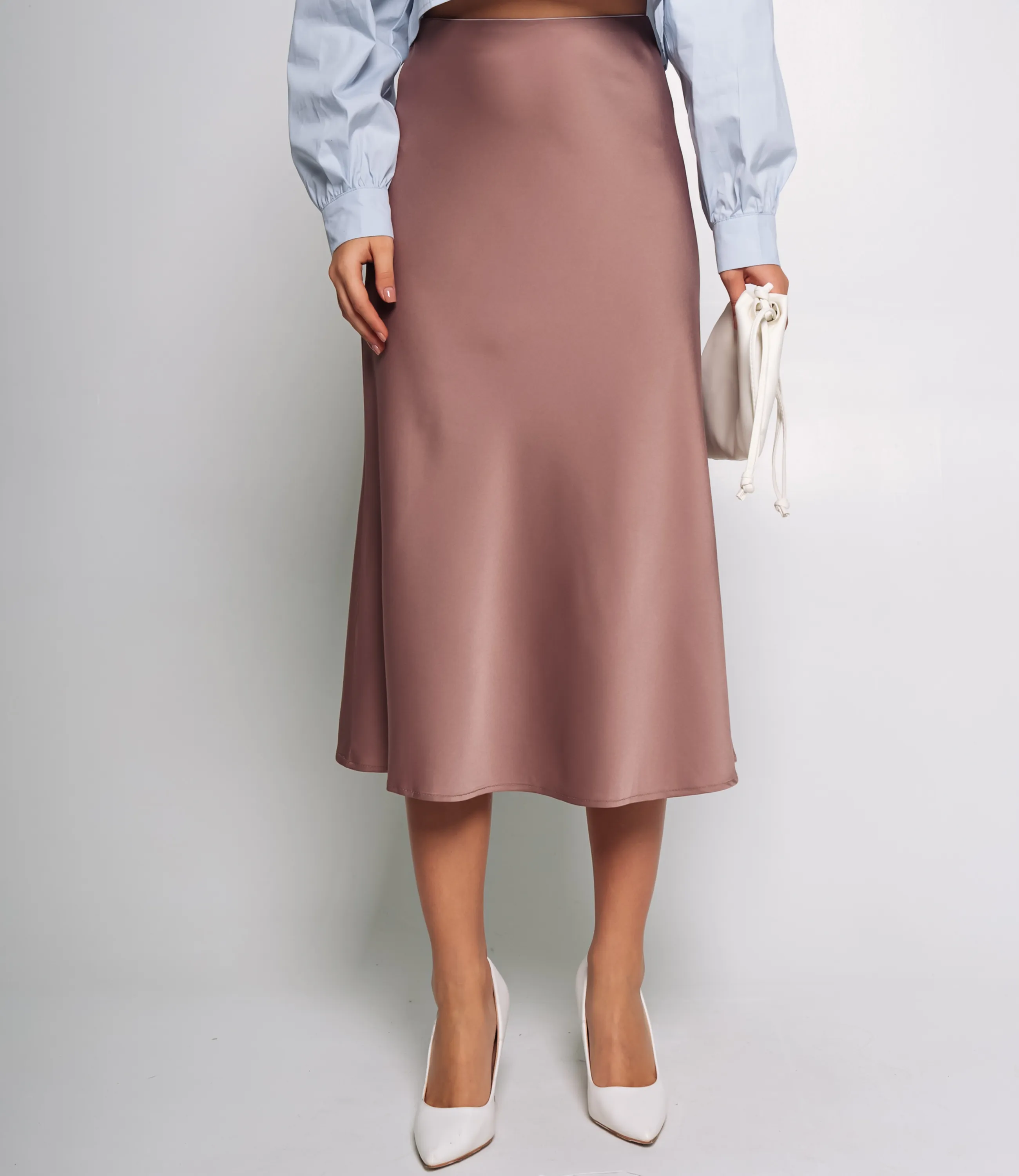 Юбка #КТ2103, мокко - фото 2
