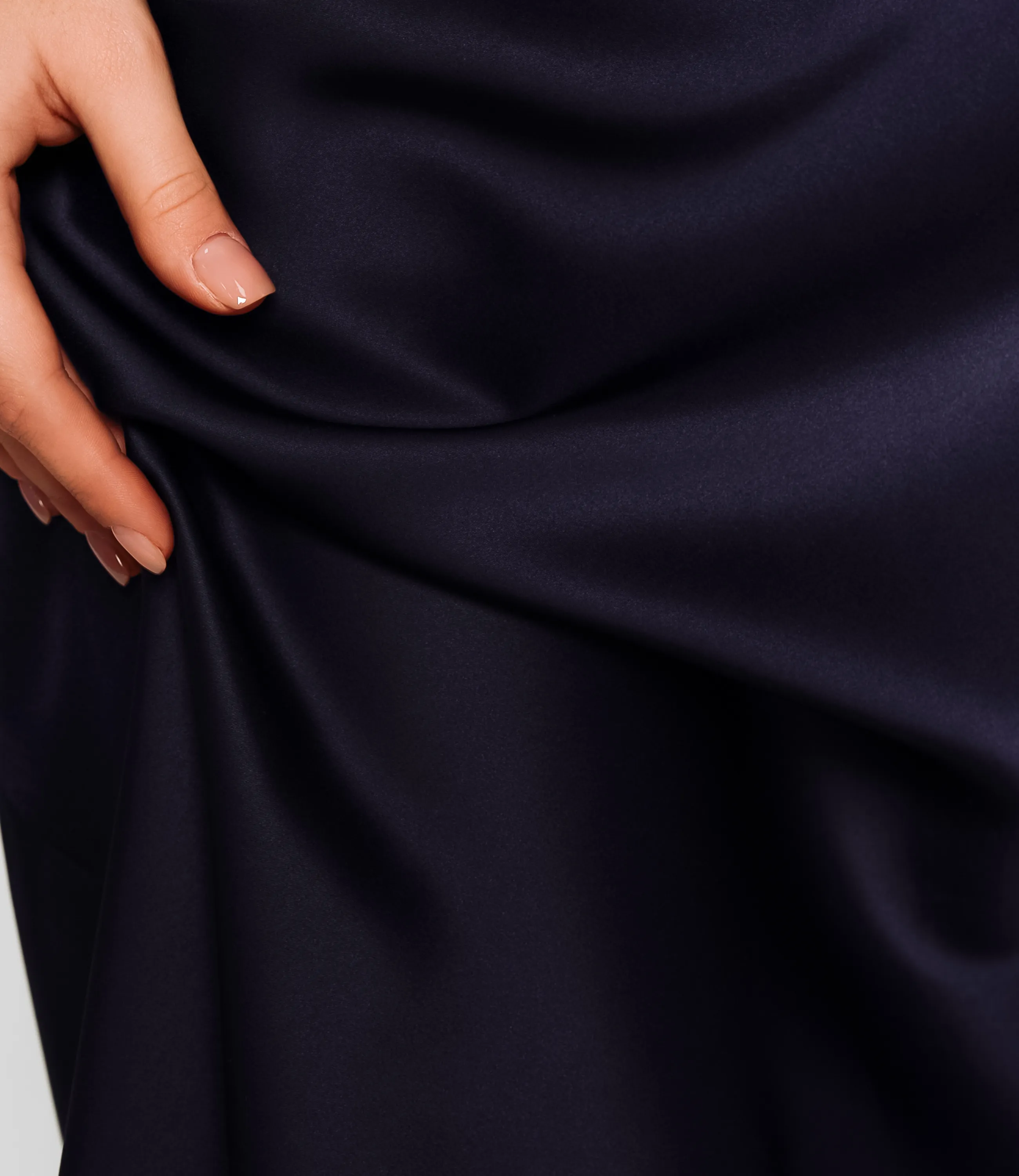 Юбка #КТ2103, иссиня-чёрный - фото 5