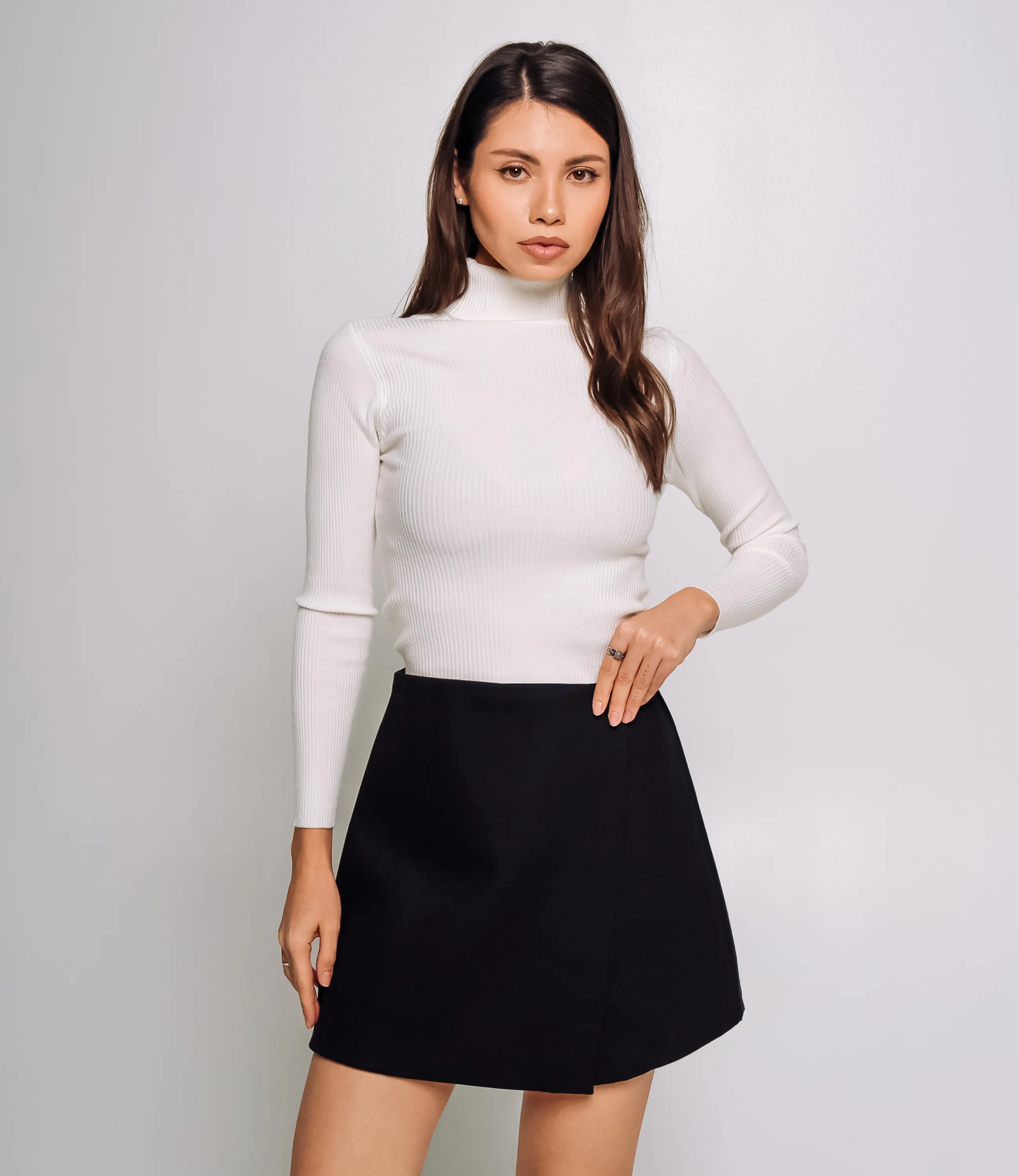 Юбка-шорты #КТ8662, чёрный - фото 1