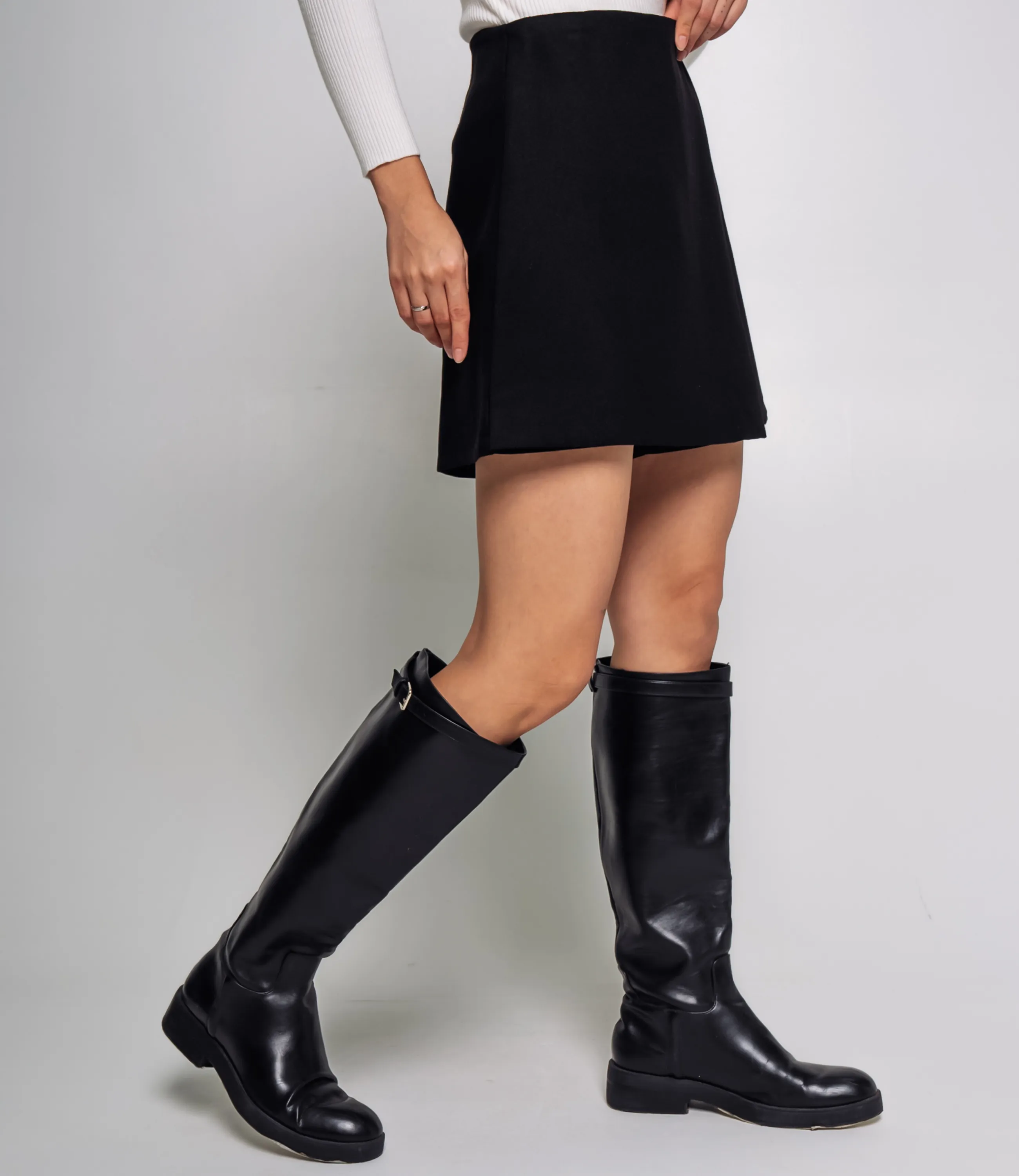 Юбка-шорты #КТ8662, чёрный - фото 3