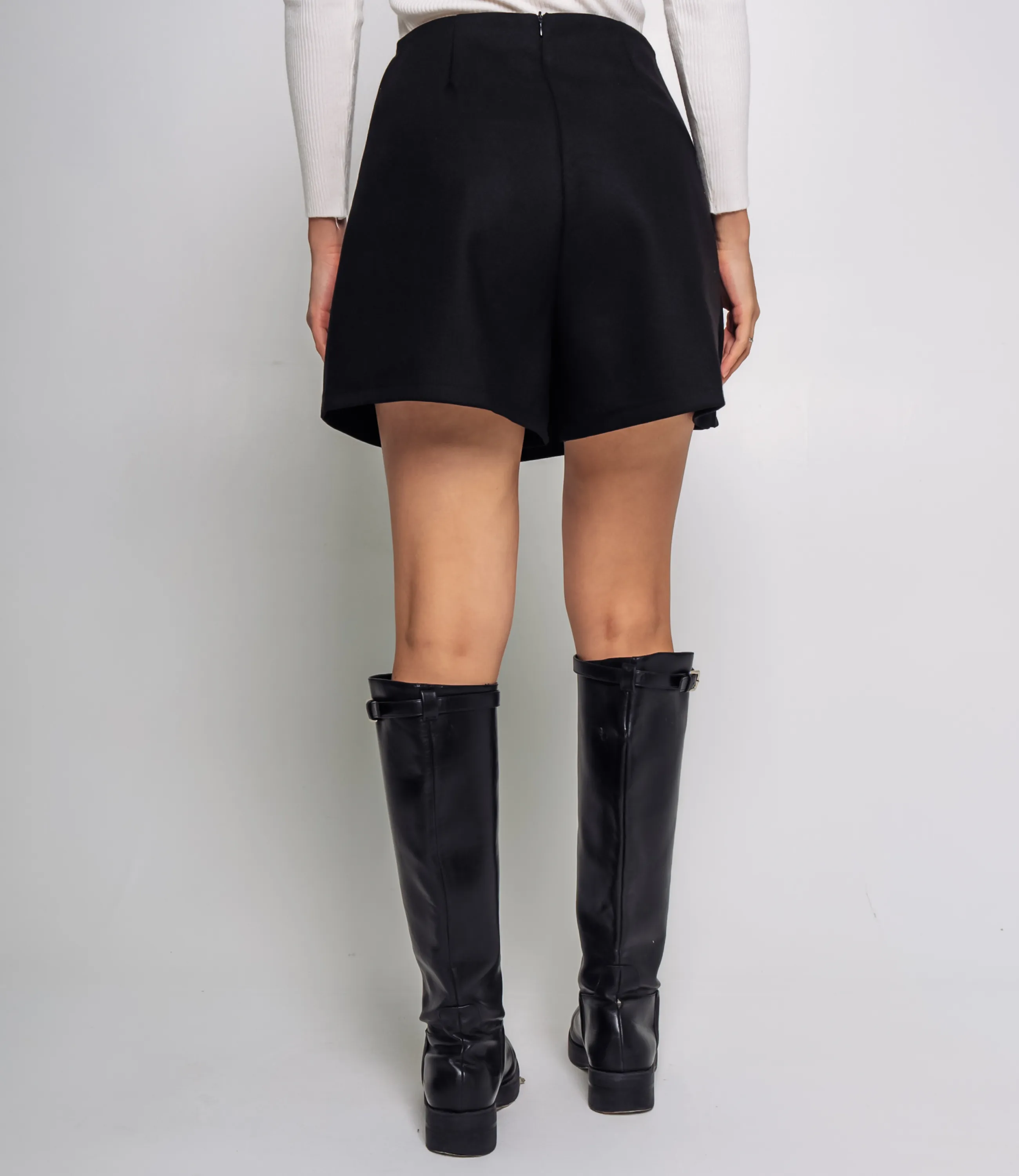 Юбка-шорты #КТ8662, чёрный - фото 4