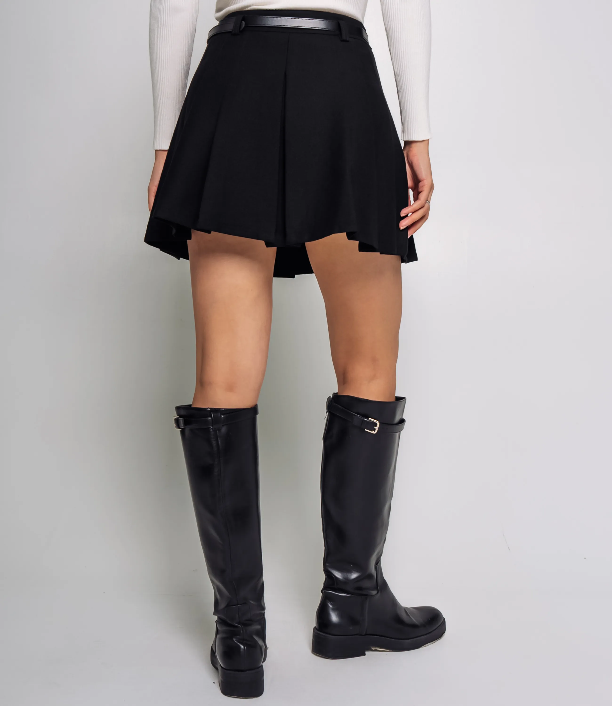 Юбка #КТ8668, чёрный - фото 4