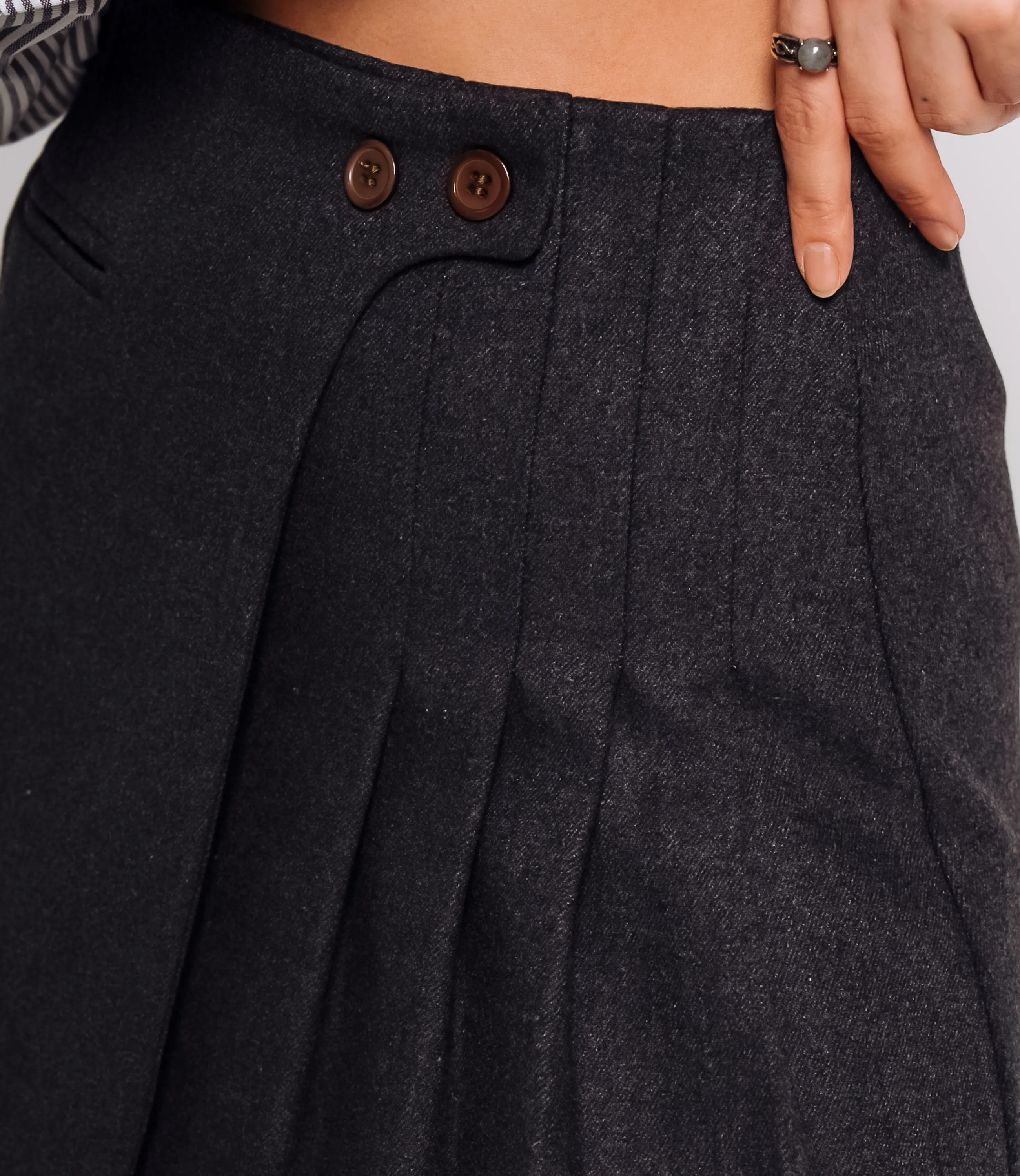 Юбка #КТ9972, графит - фото 5