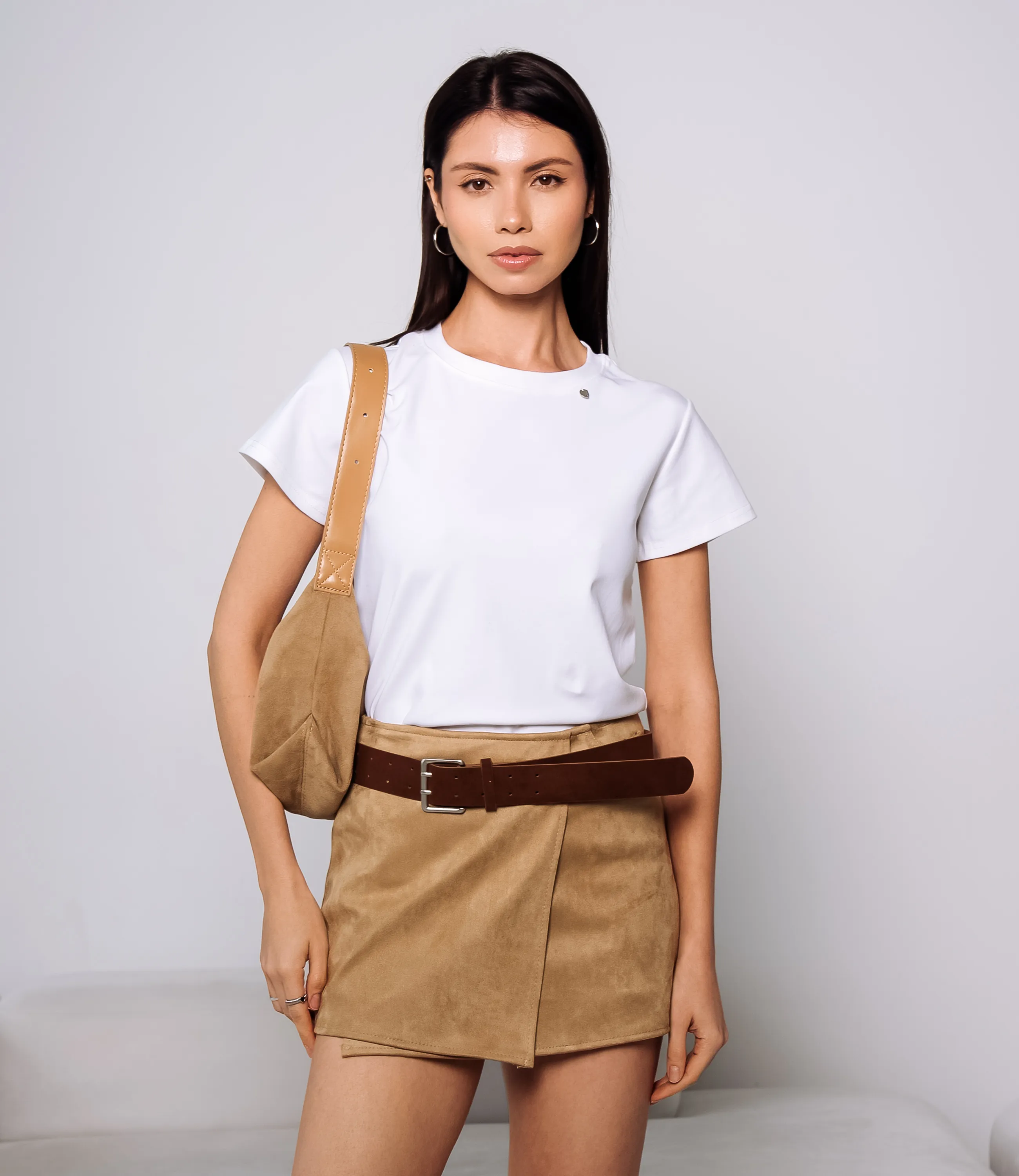 Юбка #КТ8831, бежевый - фото 1