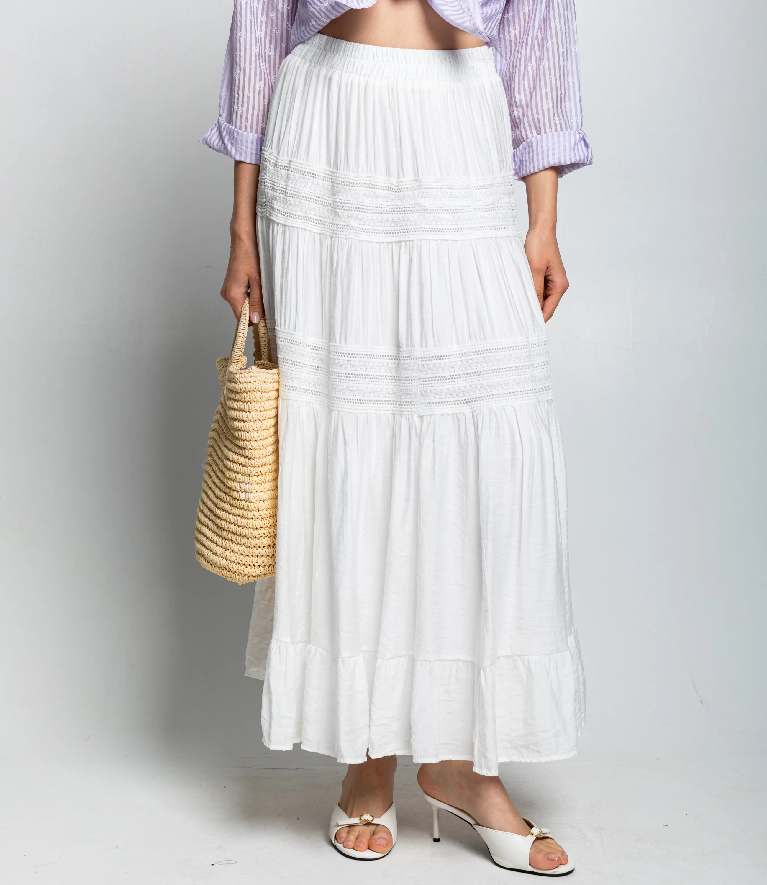 Юбка #КТ811 (11), белый - фото 2