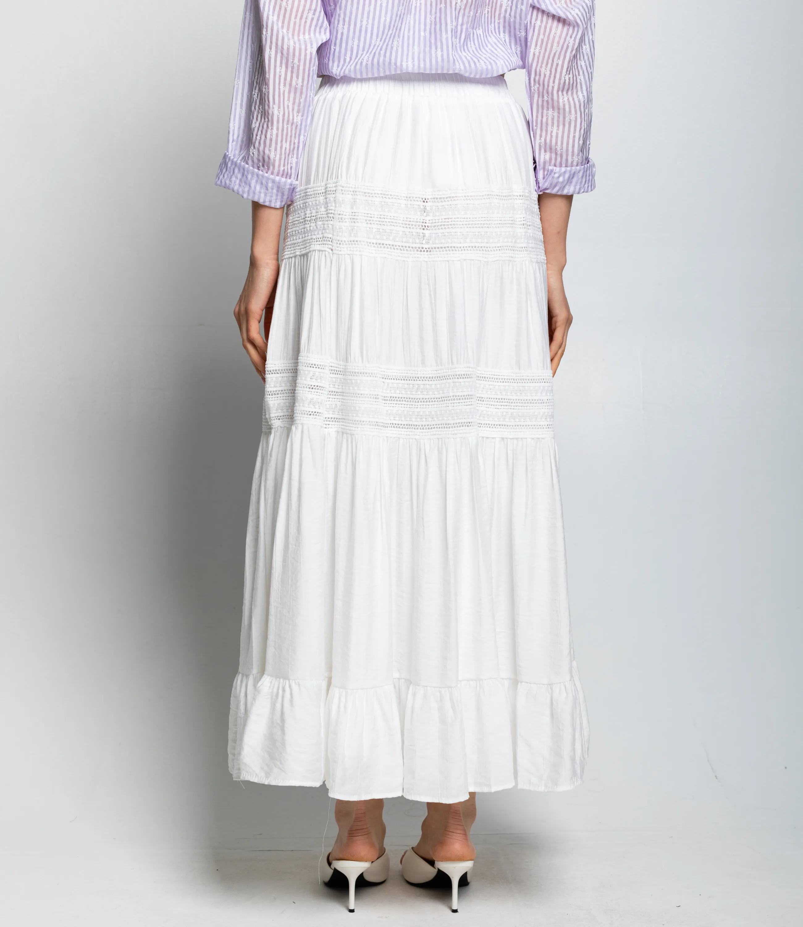 Юбка #КТ811 (11), белый - фото 4