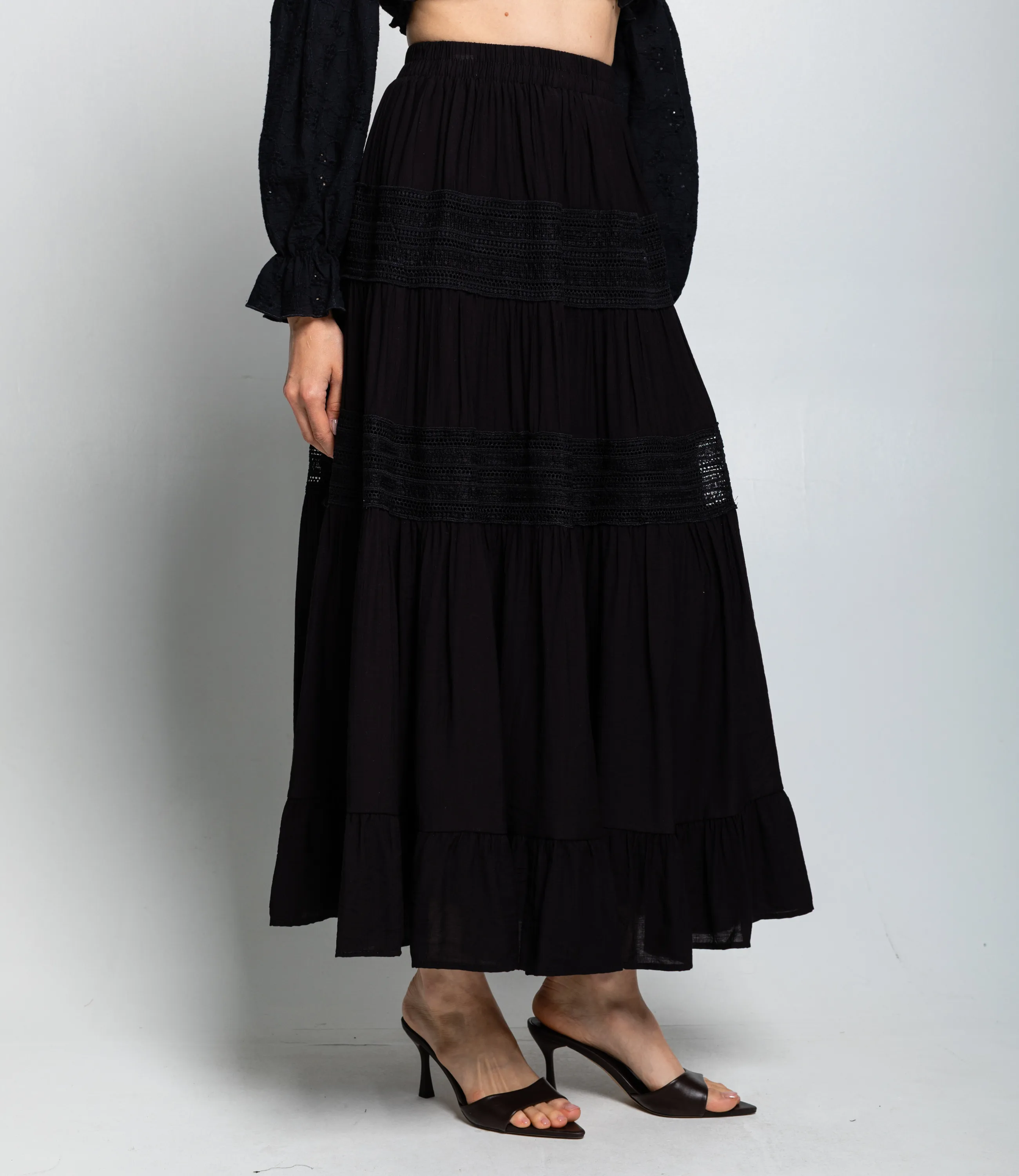 Юбка #КТ811 (11), чёрный - фото 3