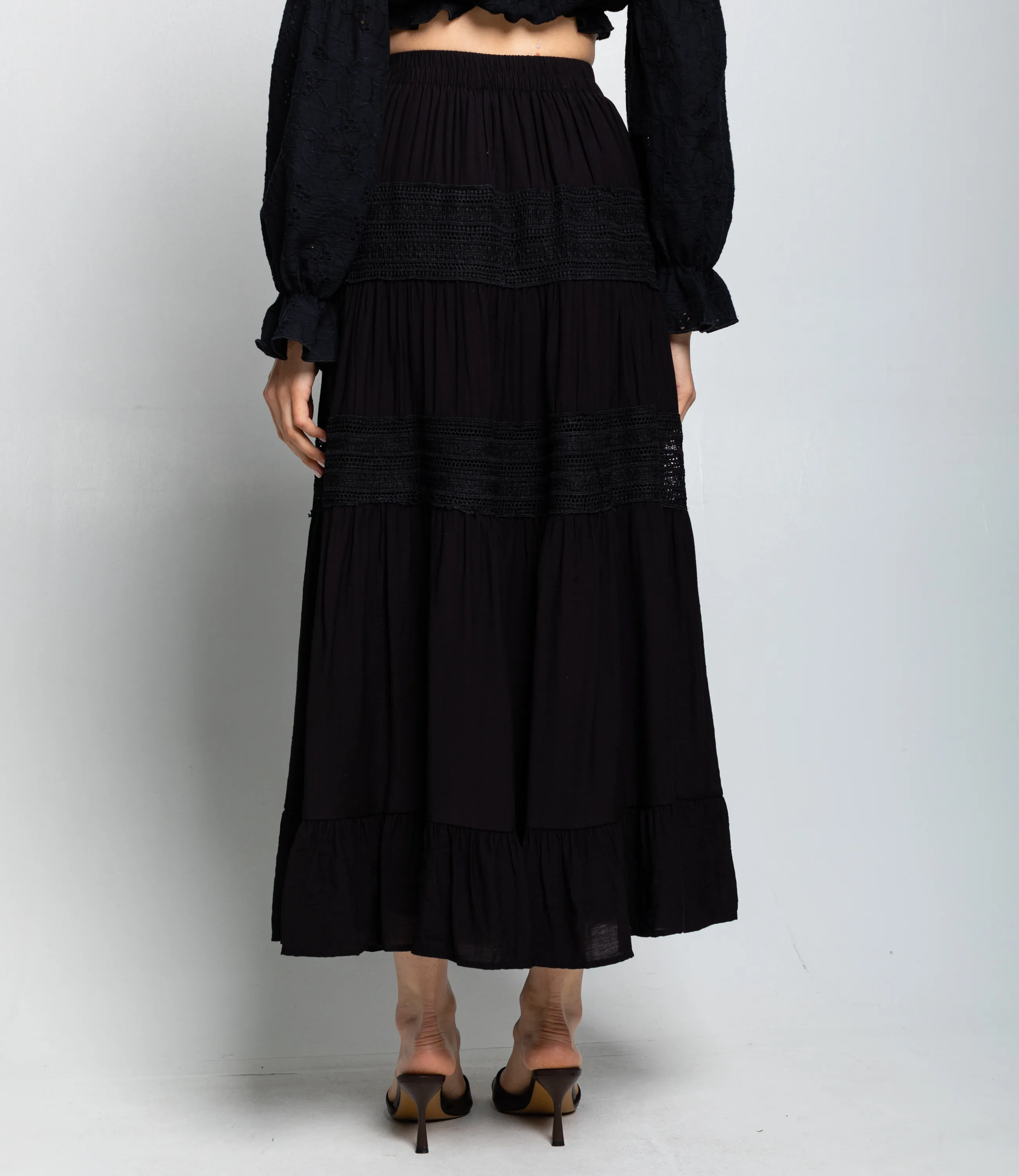 Юбка #КТ811 (11), чёрный - фото 4