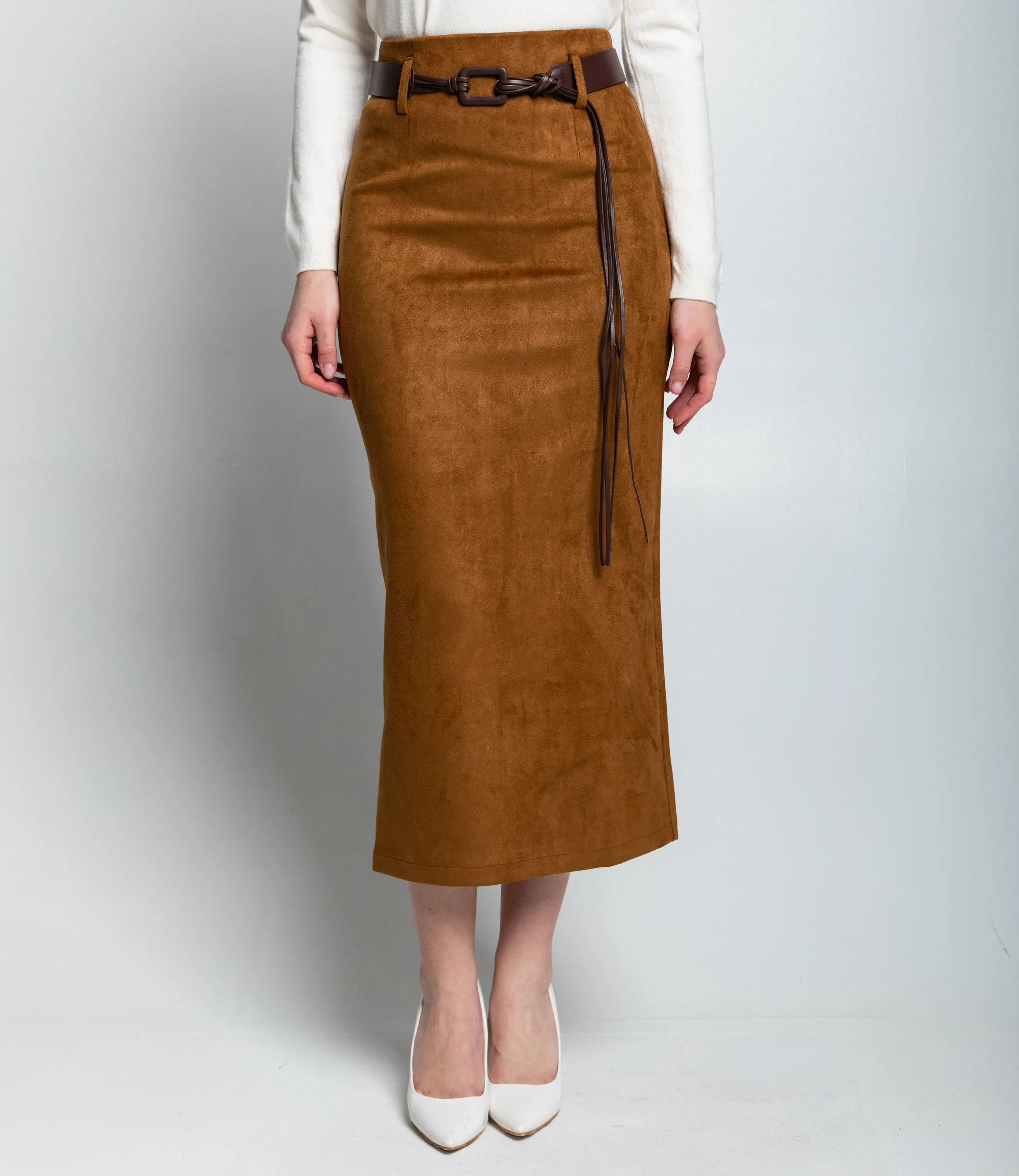 Юбка #КТ335 (1), коричневый - фото 2