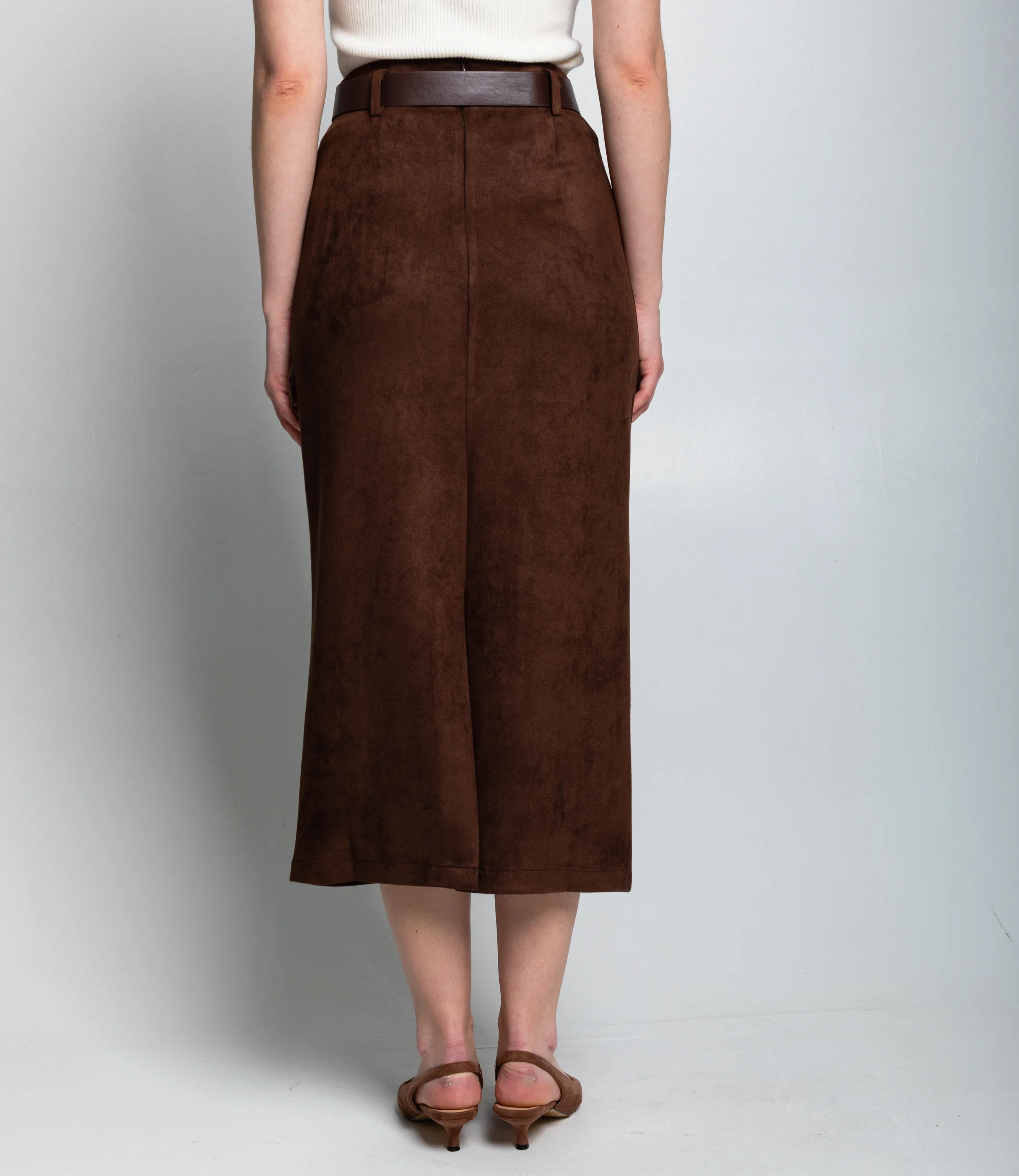 Юбка #КТ335 (1), шоколадный - фото 4