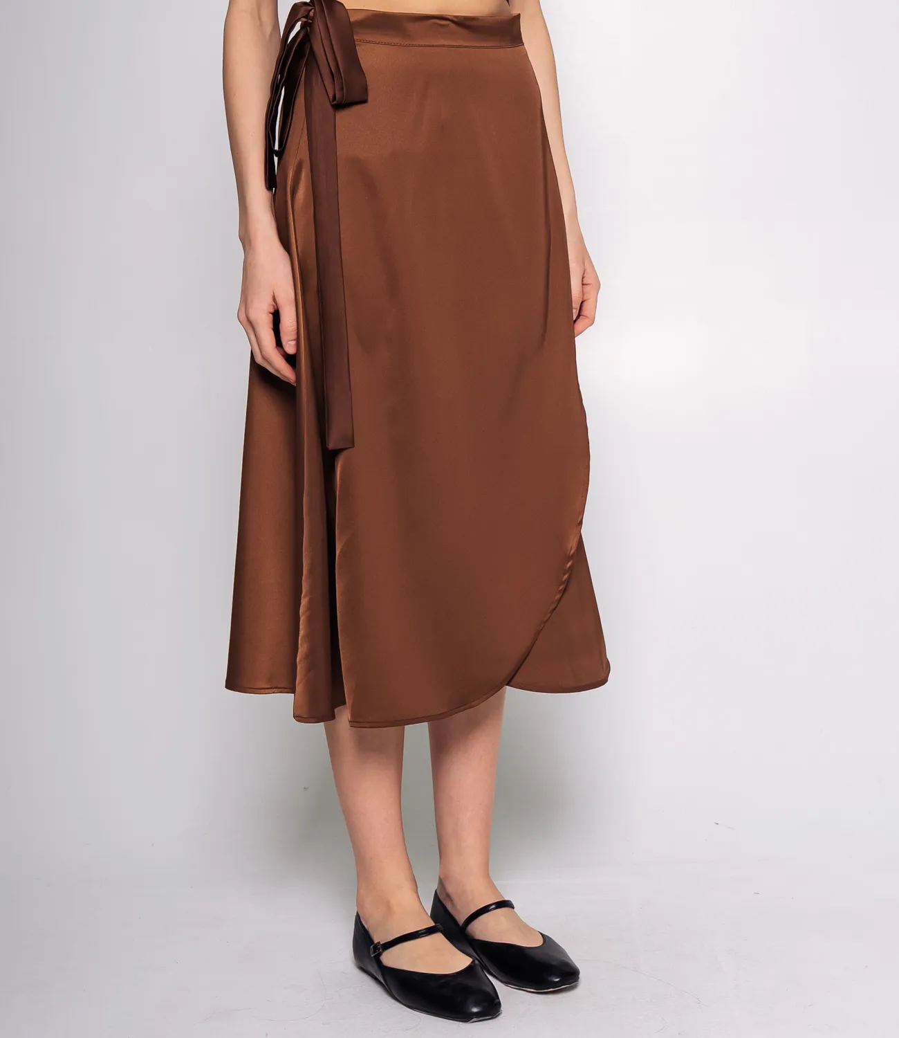 Юбка #КТ6013 (1), шоколадный - фото 3