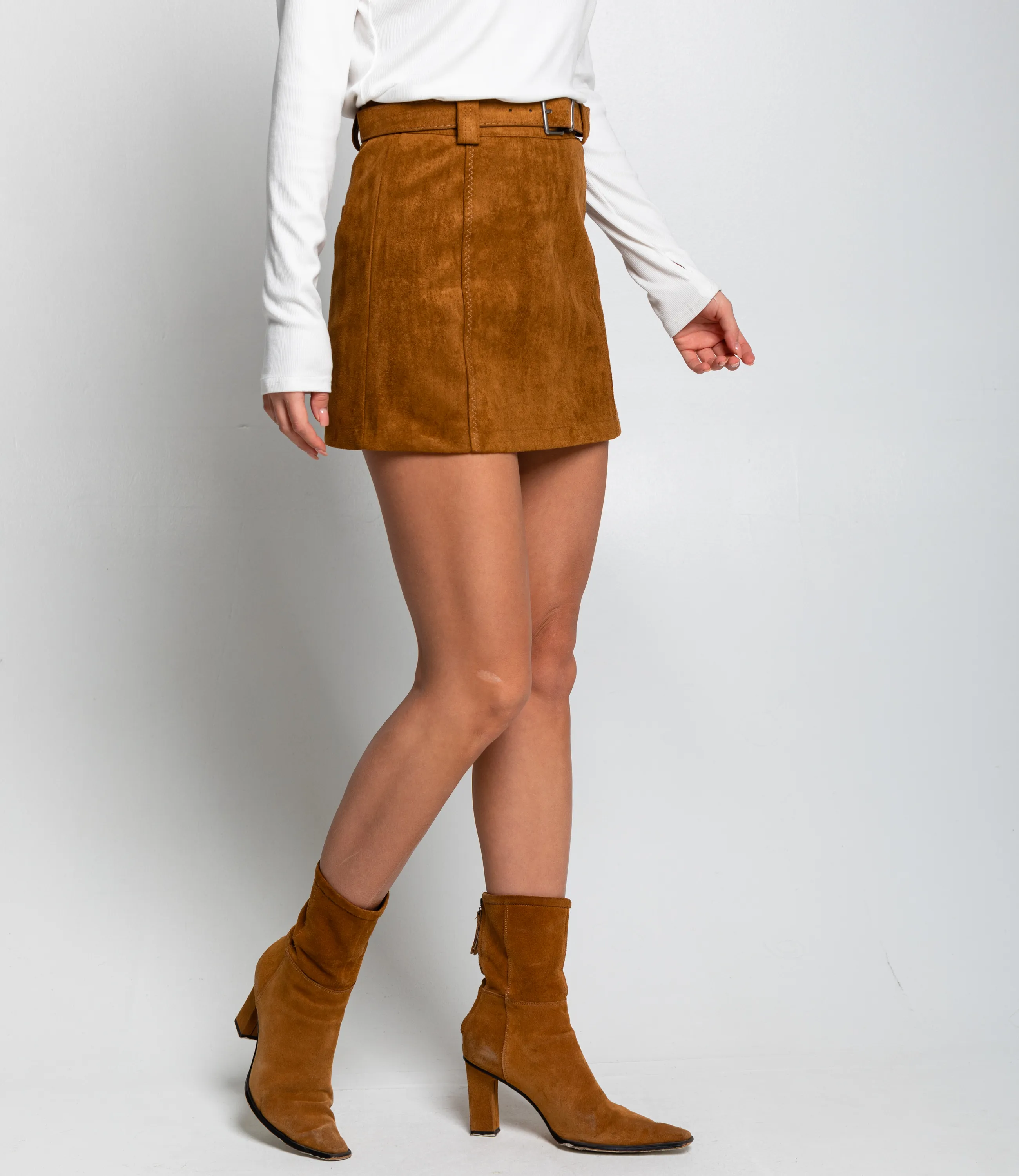 Юбка #КТ2862 (1), коричневый - фото 3