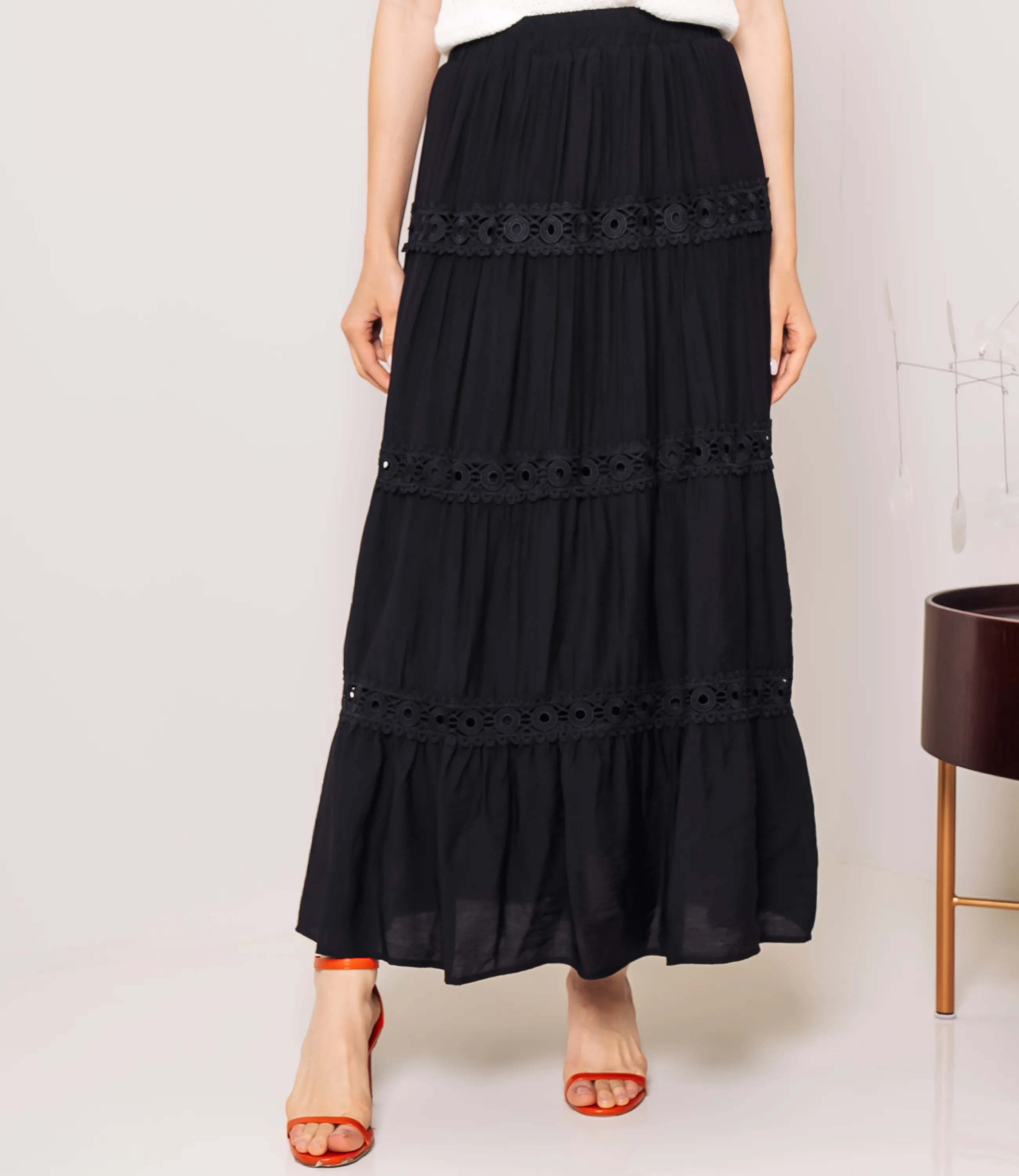 Юбка #КТ815 (9), чёрный - фото 2