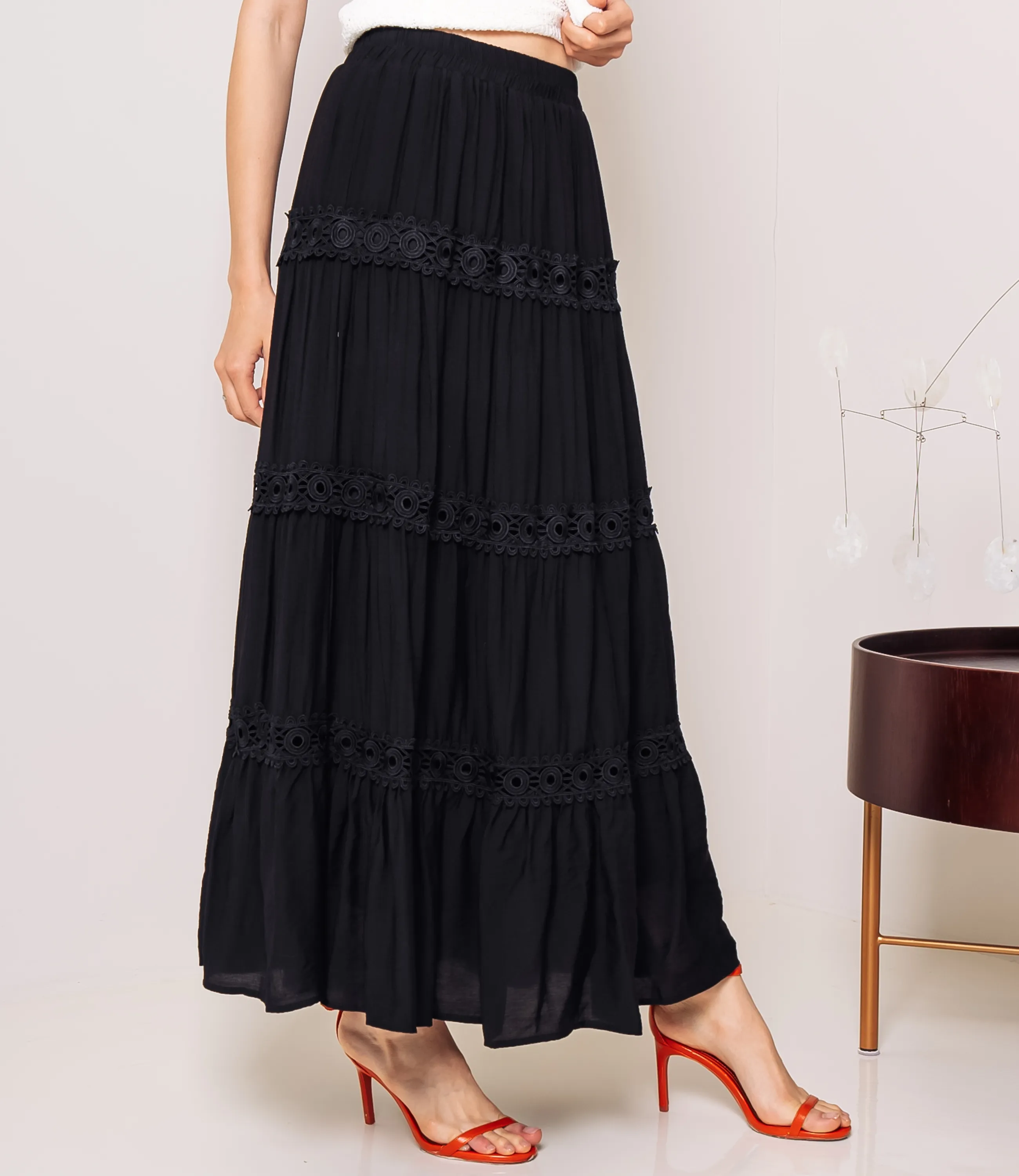 Юбка #КТ815 (9), чёрный - фото 3