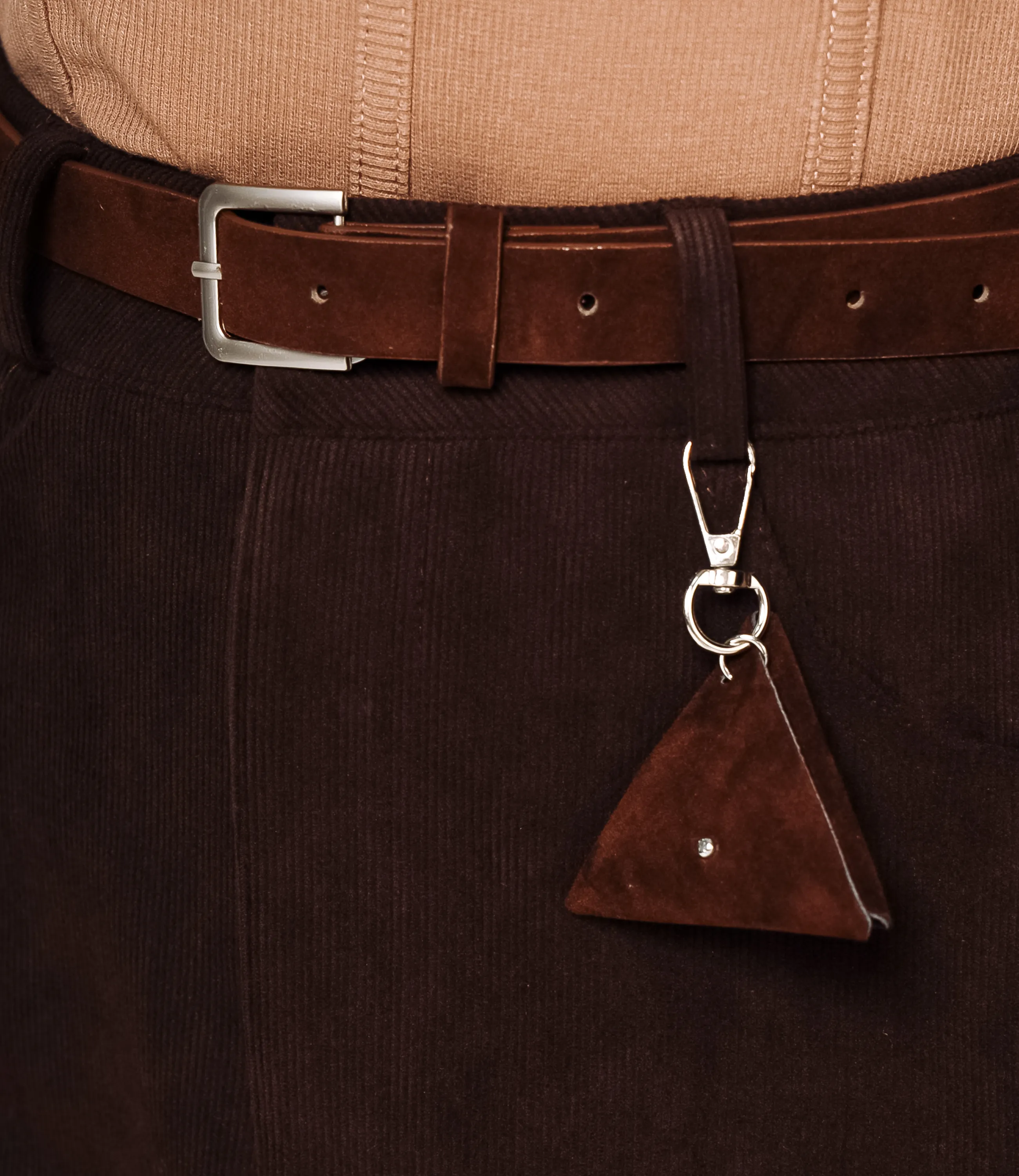 Юбка #КТ3566, шоколадный - фото 5