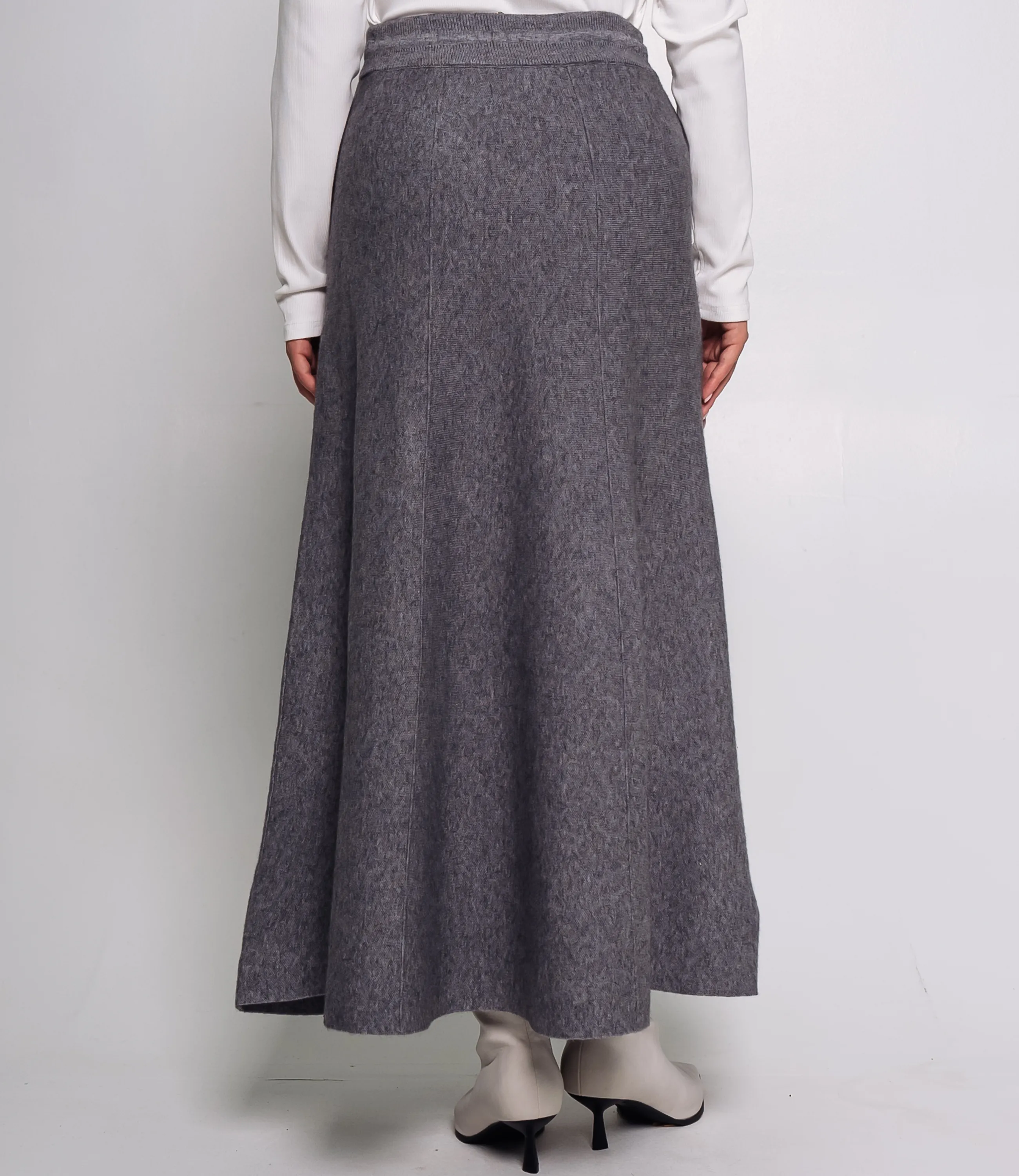 Юбка #КТ6071, серый - фото 4