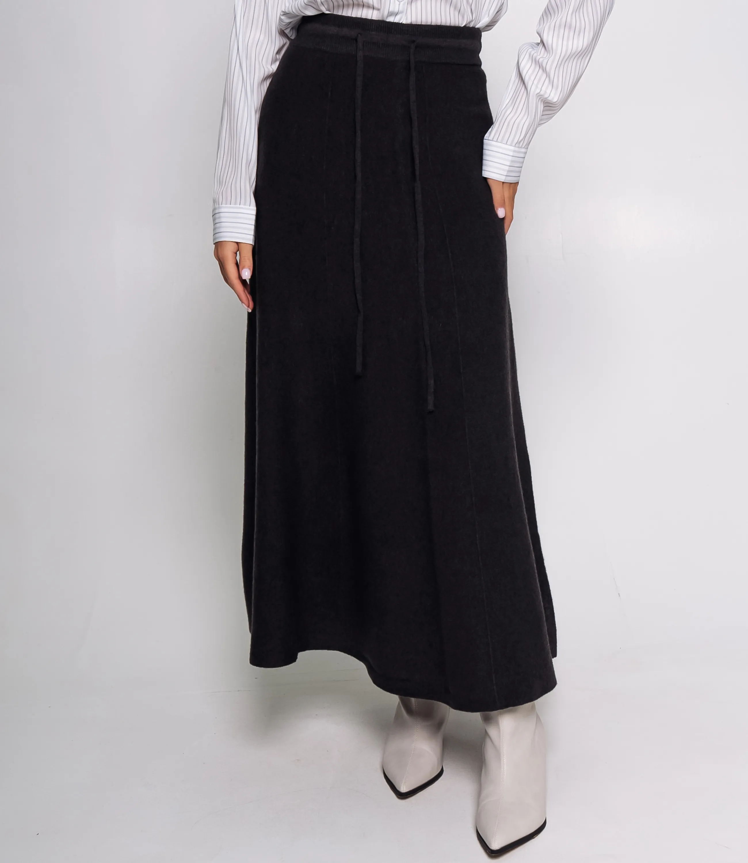 Юбка #КТ6071, графит - фото 2