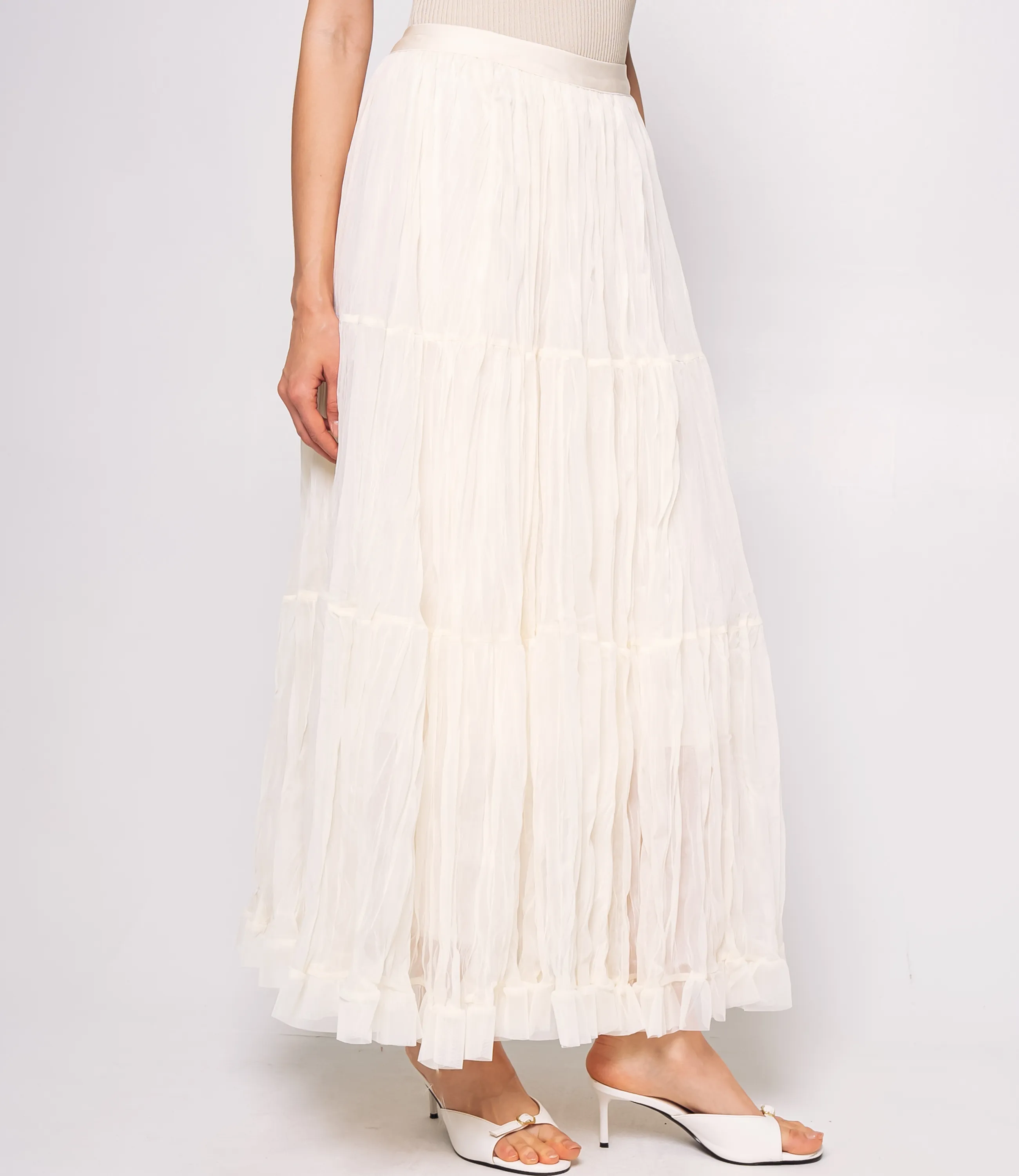 Юбка #КТ915 (4), кремовый - фото 3