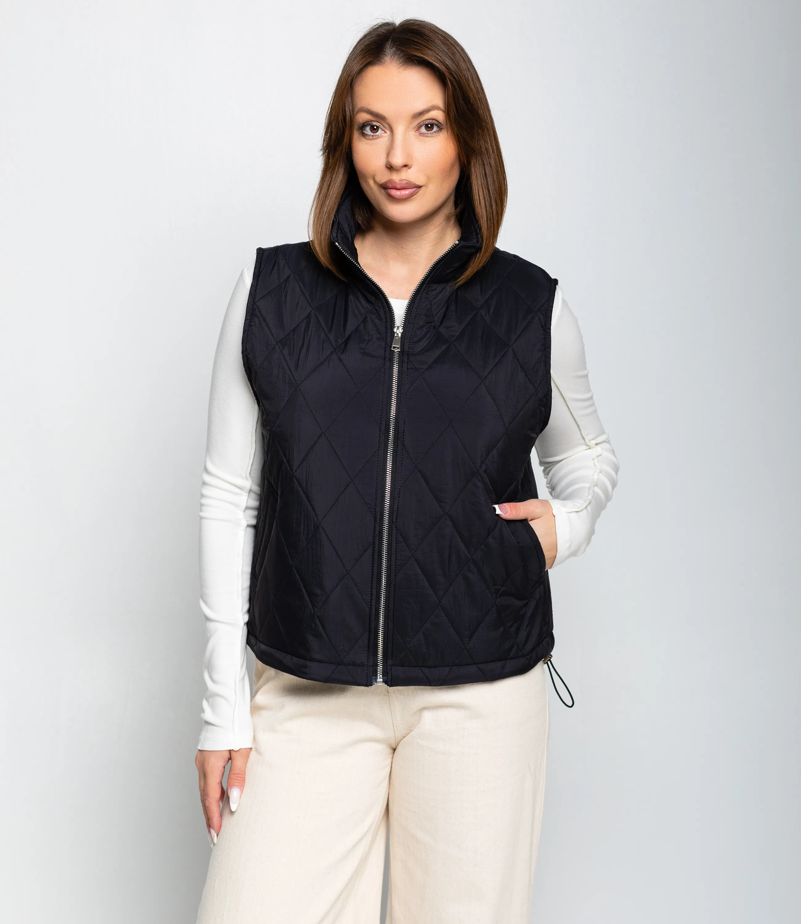 Жилет #КТ741, чёрный - фото 1