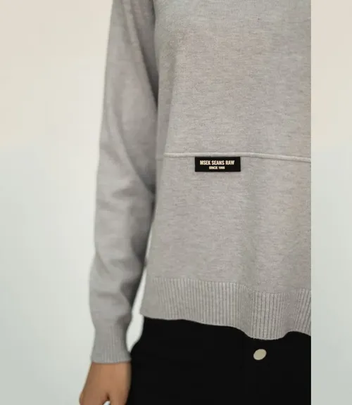 Свитер #101***, серый - фото 5