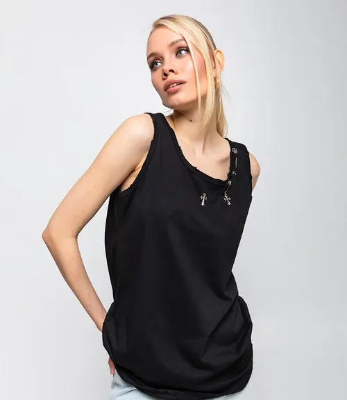 Майка #КТ668 (4), чёрный