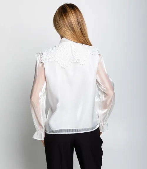 Блуза #КТ966 (1), белый