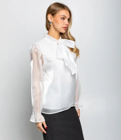 Блуза #КТ977 (2), белый
