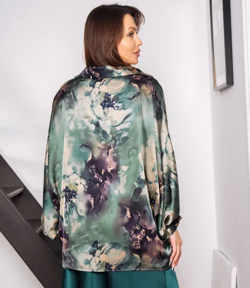 Блуза #КТ1936 (2)-4, зелёный