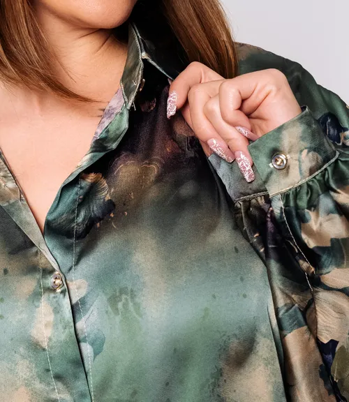 Блуза #КТ1936 (2)-4, зелёный