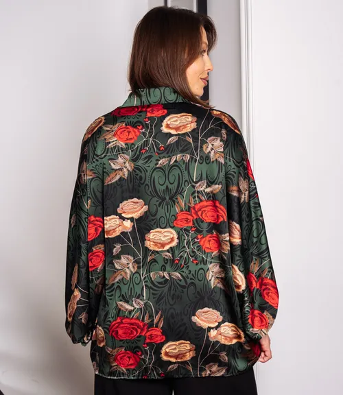 Блуза #КТ1936 (2)-8, зелёный