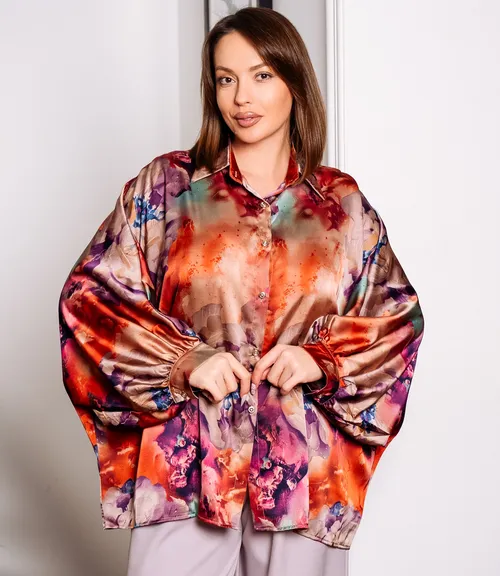 Блуза #КТ1936 (2)-4, мультиколор