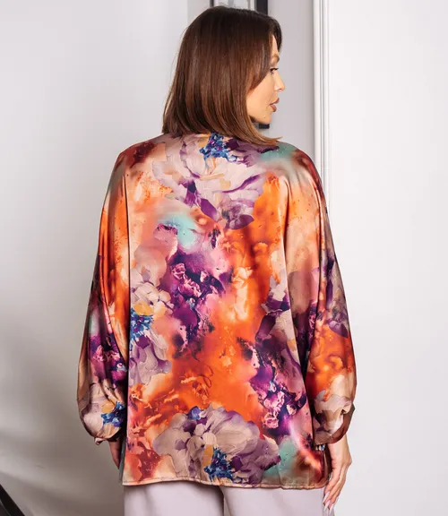 Блуза #КТ1936 (2)-4, мультиколор