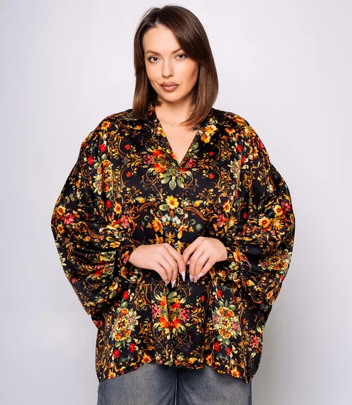 Блуза #КТ1936 (2)-5, мультиколор