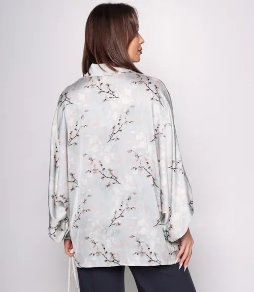 Блуза #КТ1936 (2)-3, светло-голубой