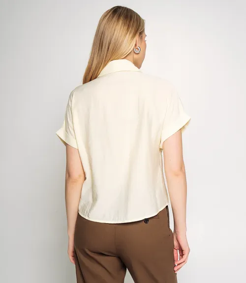 Рубашка #КТ807 (5), светло-жёлтый