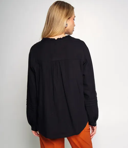 Блуза #КТ0912, чёрный