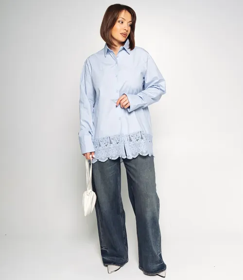 Рубашка #КТ6808 (2), голубой