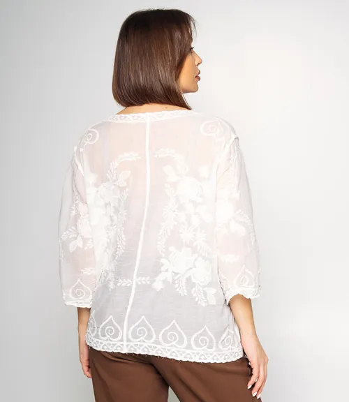 Блуза #КТ34 (5), белый