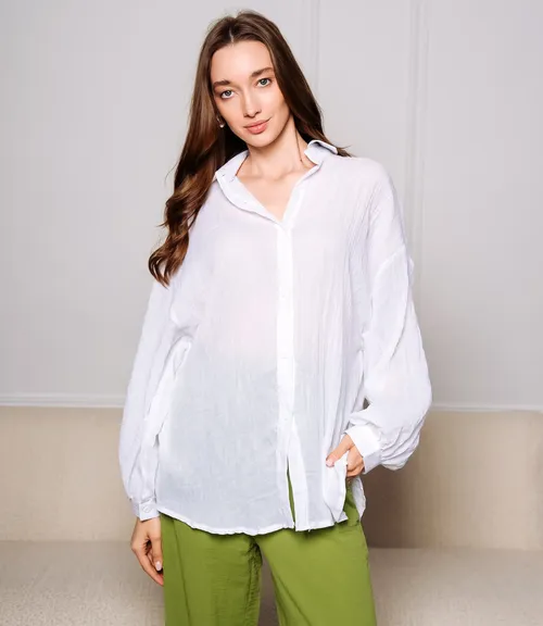 Рубашка #ОКТ115002, белый