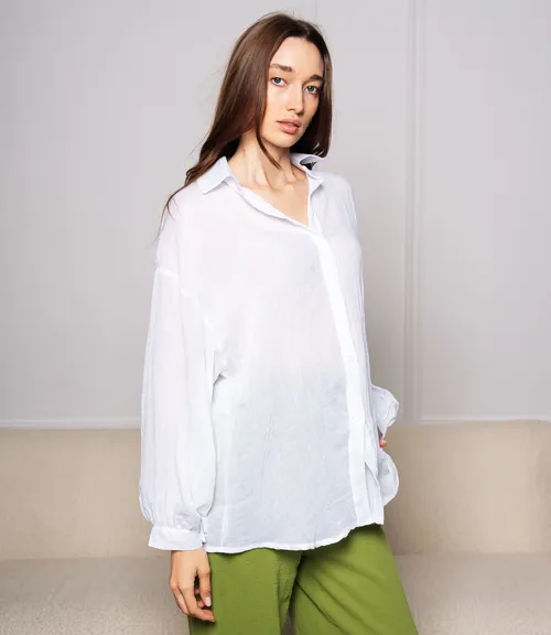 Рубашка #ОКТ115002, белый